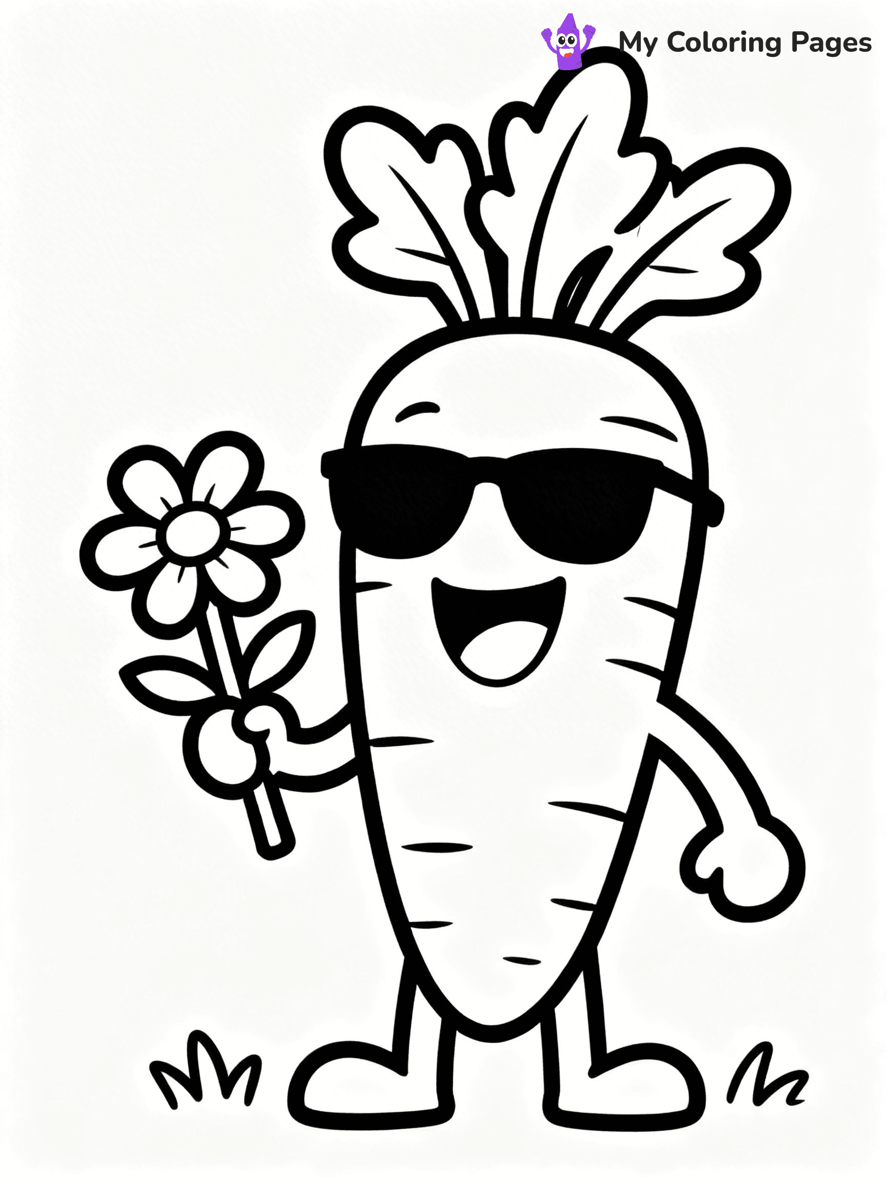 Carrot Coloring Pages - 89