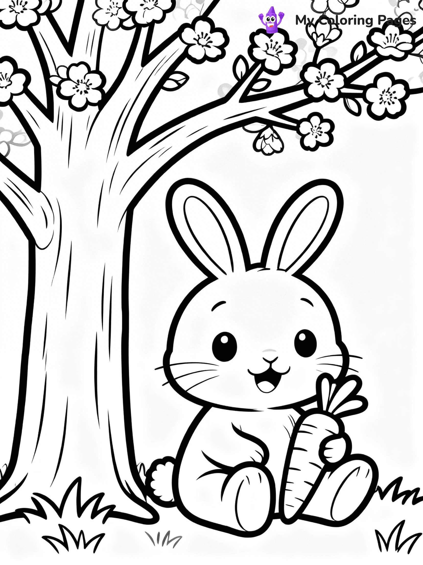 Carrot Coloring Pages - 76
