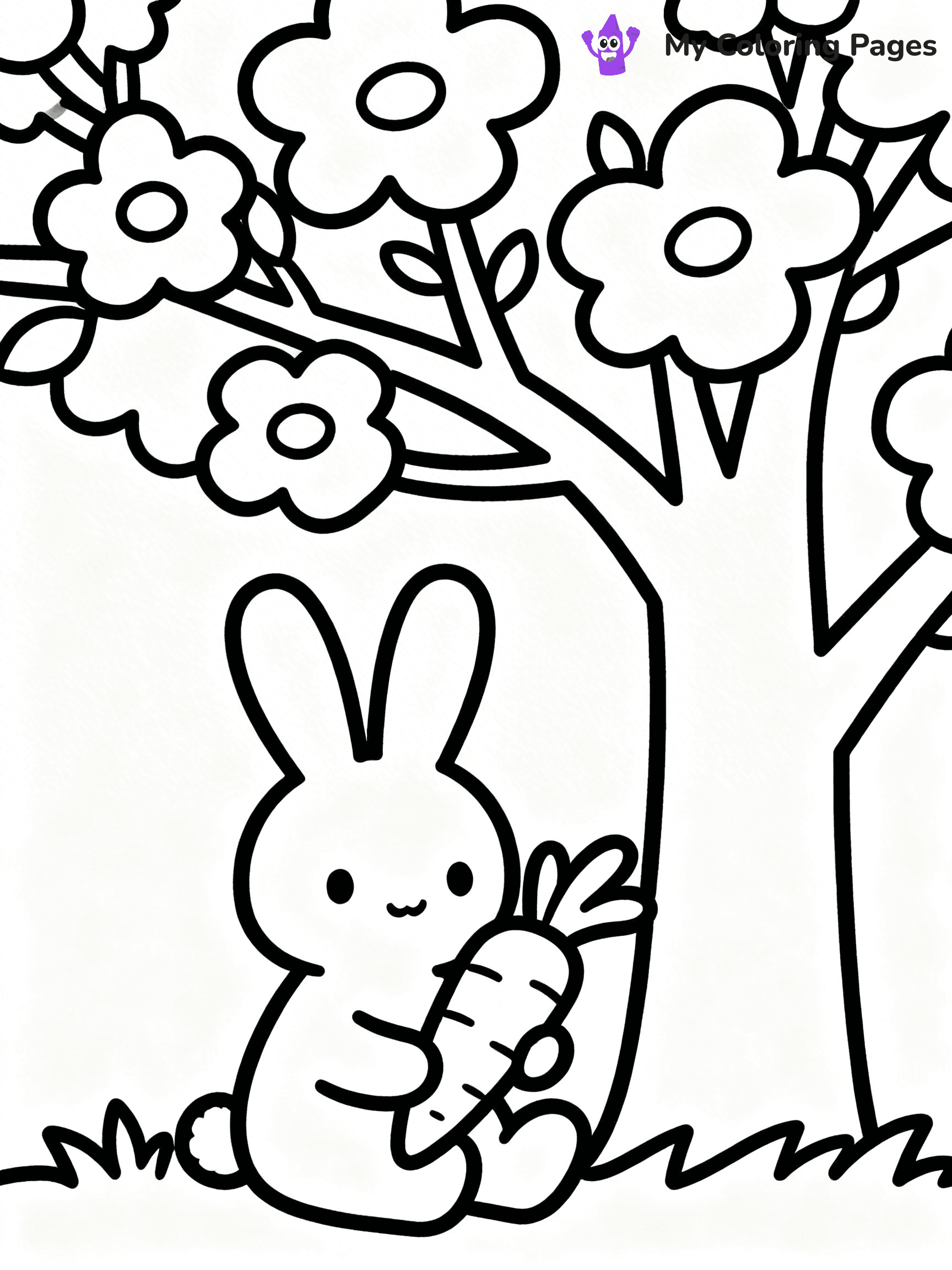 Carrot Coloring Pages - 75
