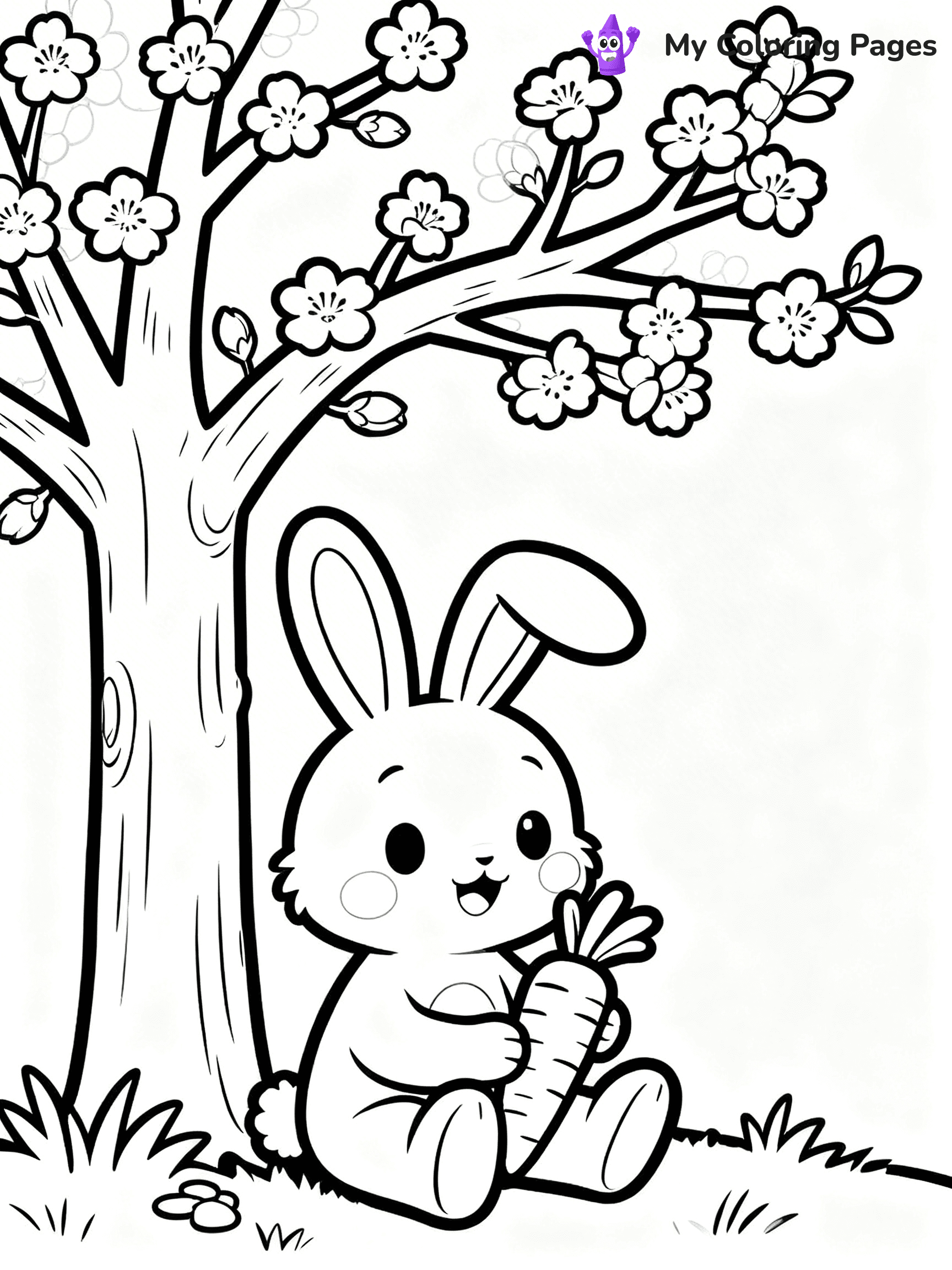 Carrot Coloring Pages - 73