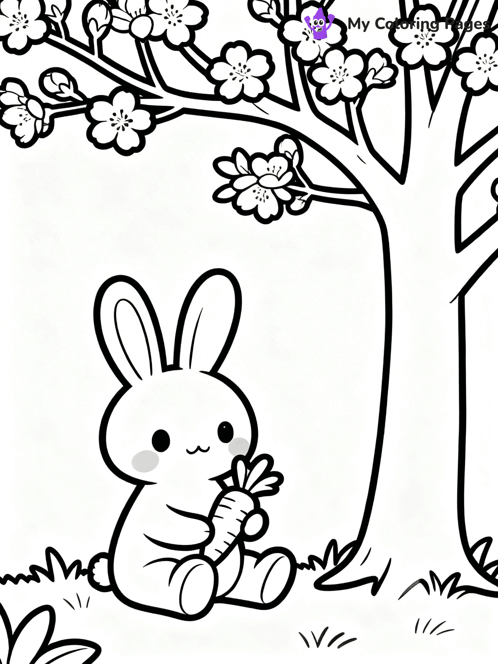 Carrot Coloring Pages - 72