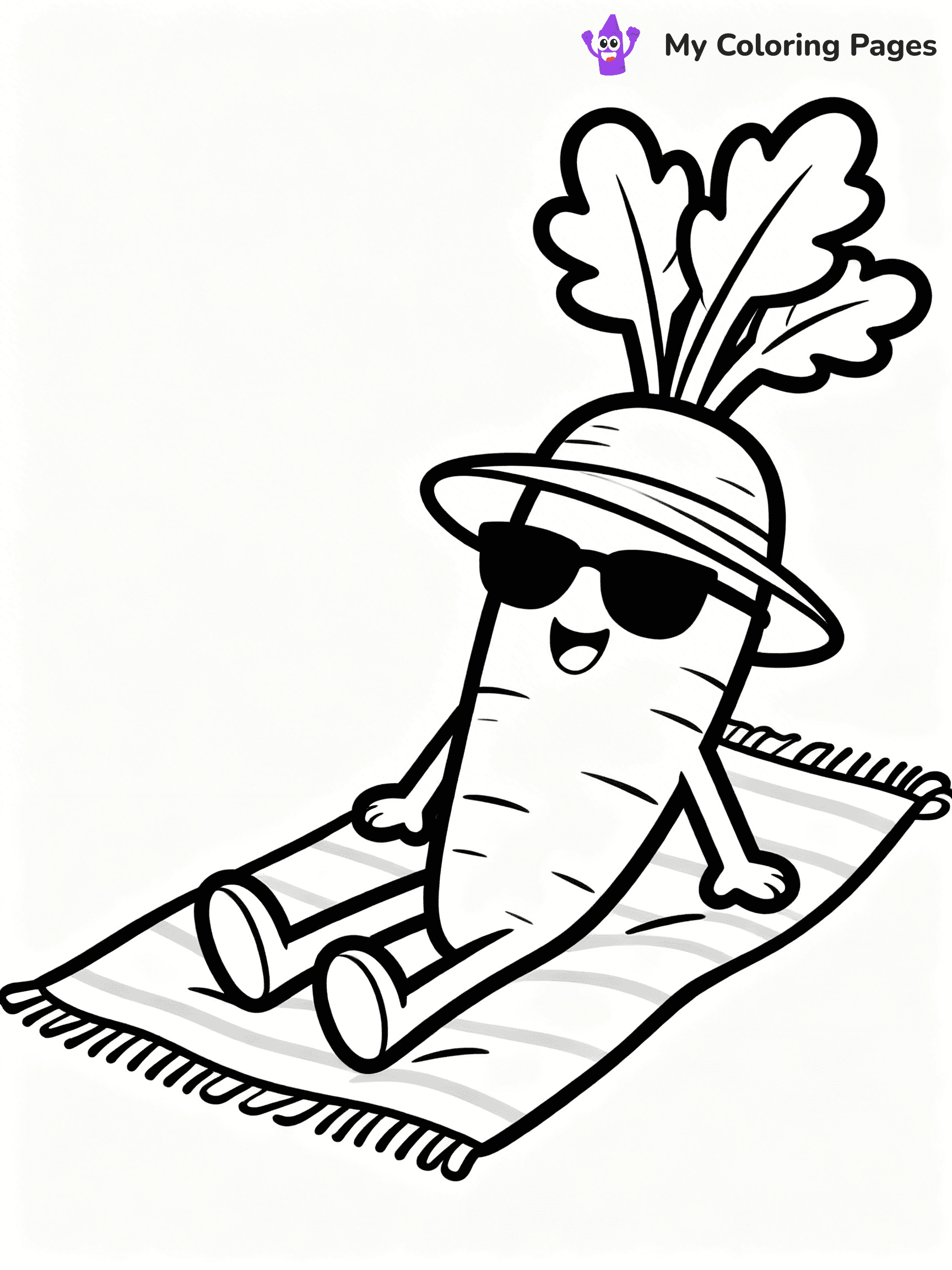 Carrot Coloring Pages - 70