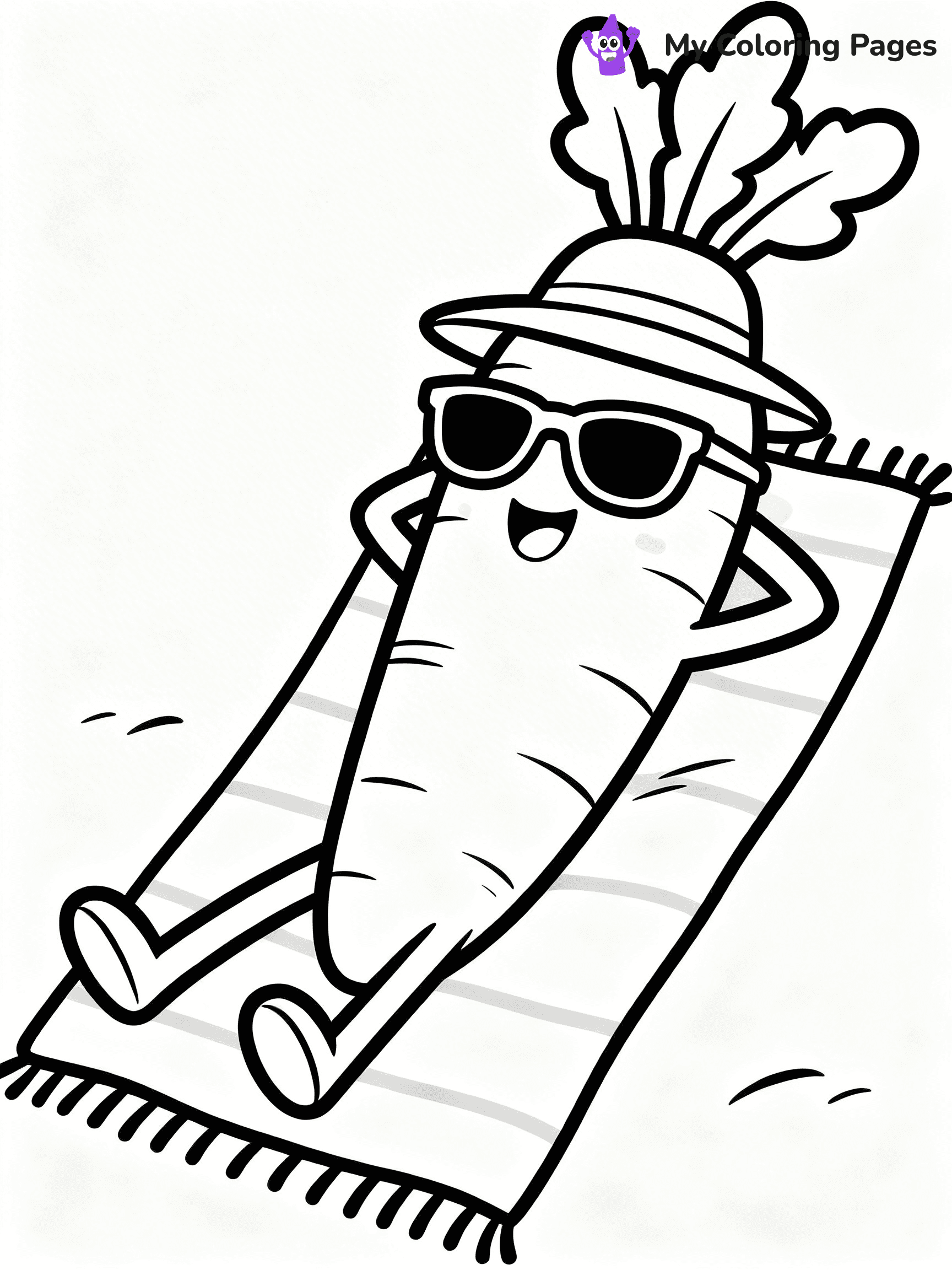 Carrot Coloring Pages - 69