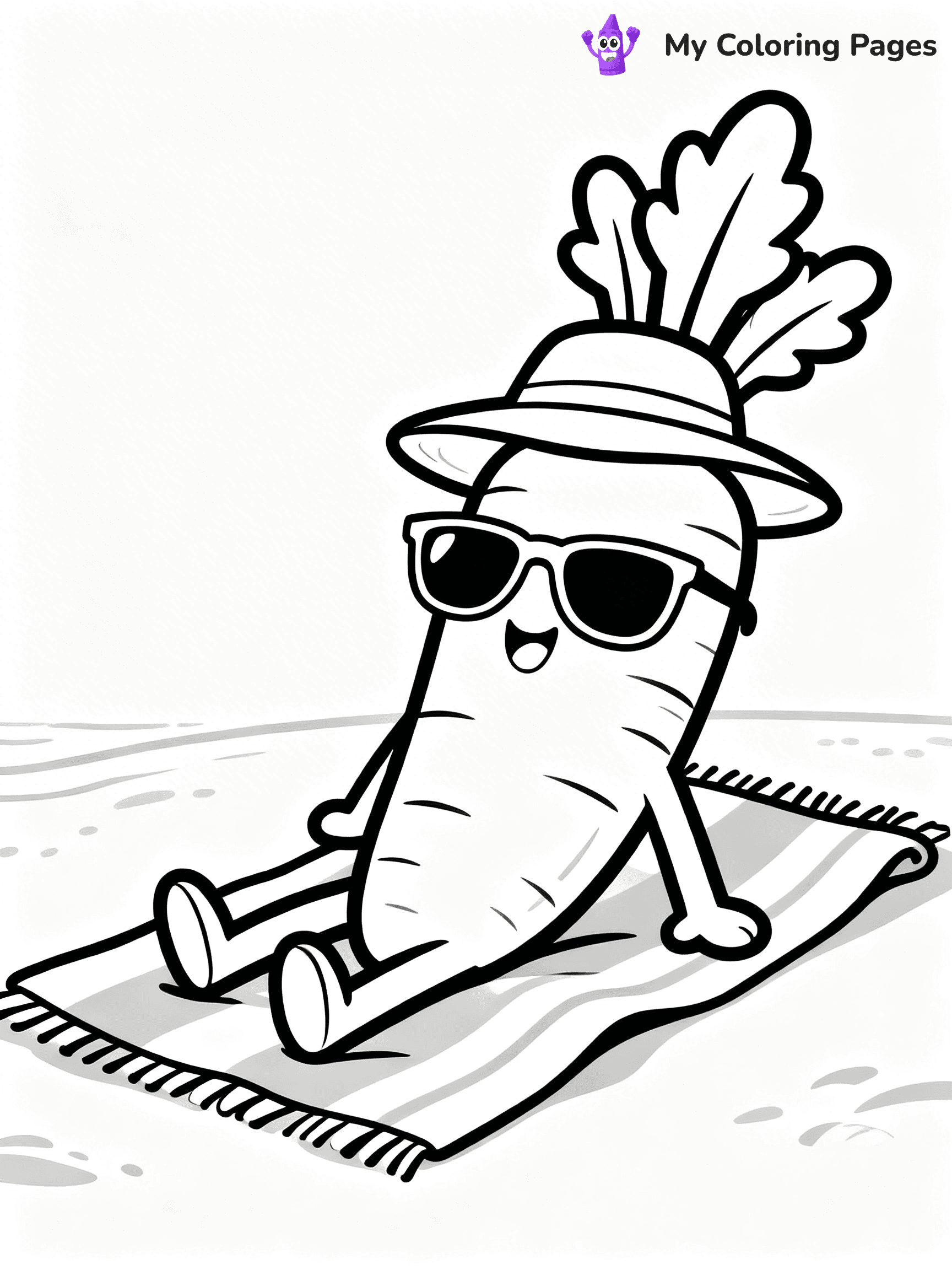 Carrot Coloring Pages - 68