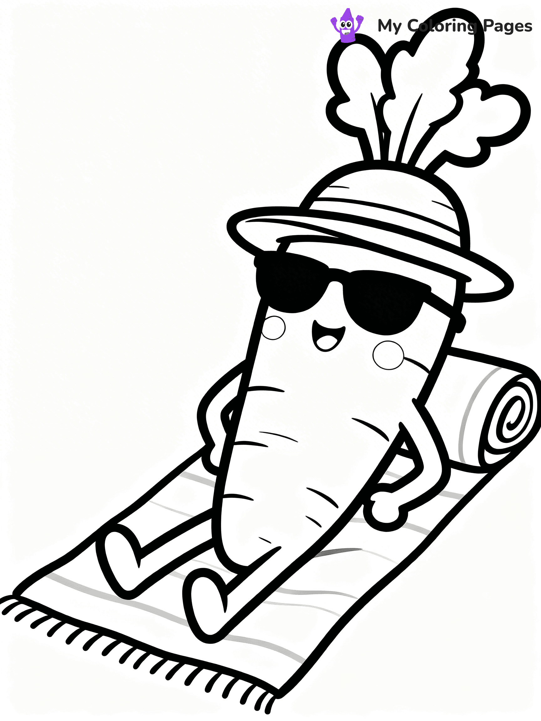 Carrot Coloring Pages - 67