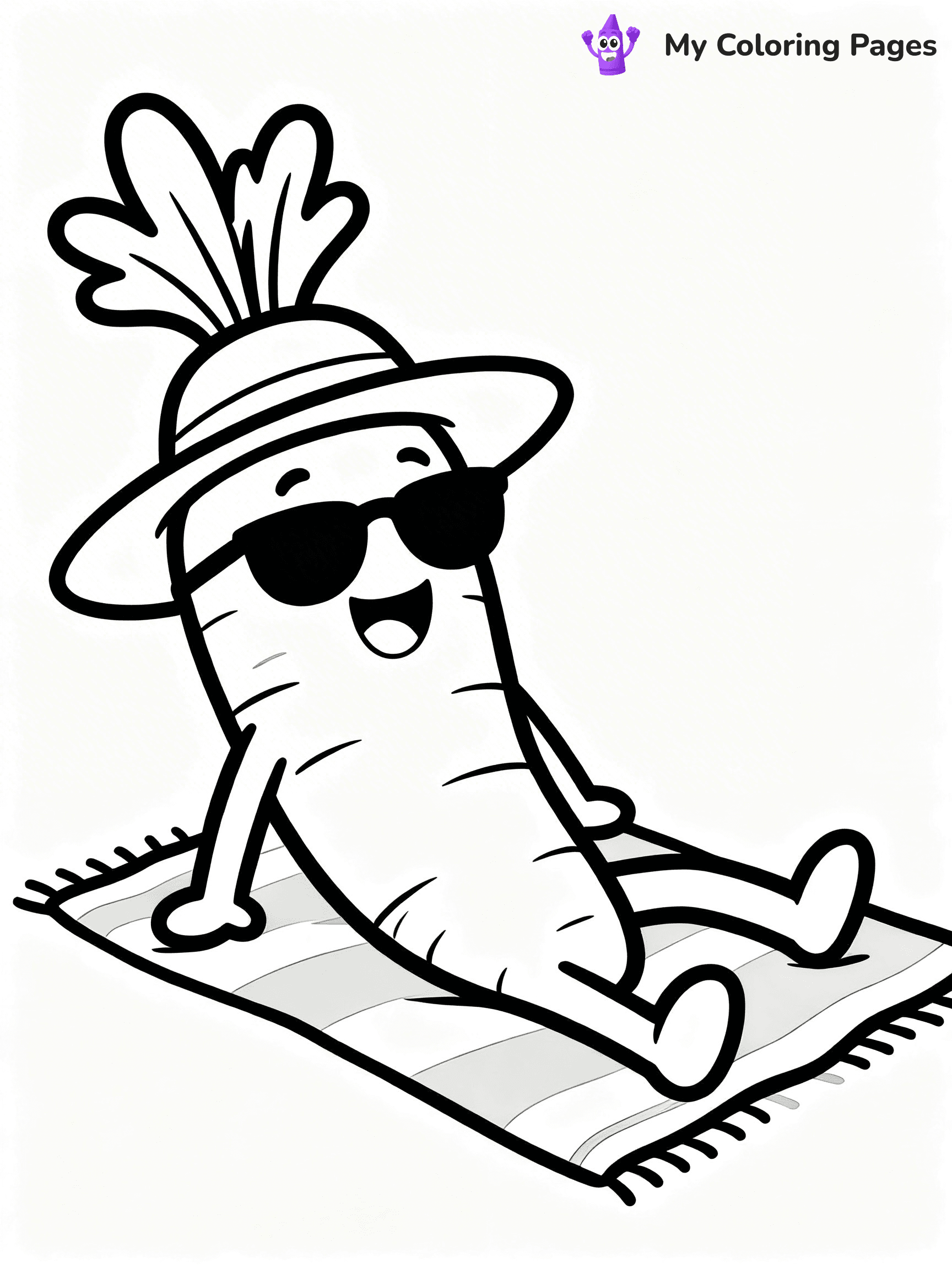 Carrot Coloring Pages - 66