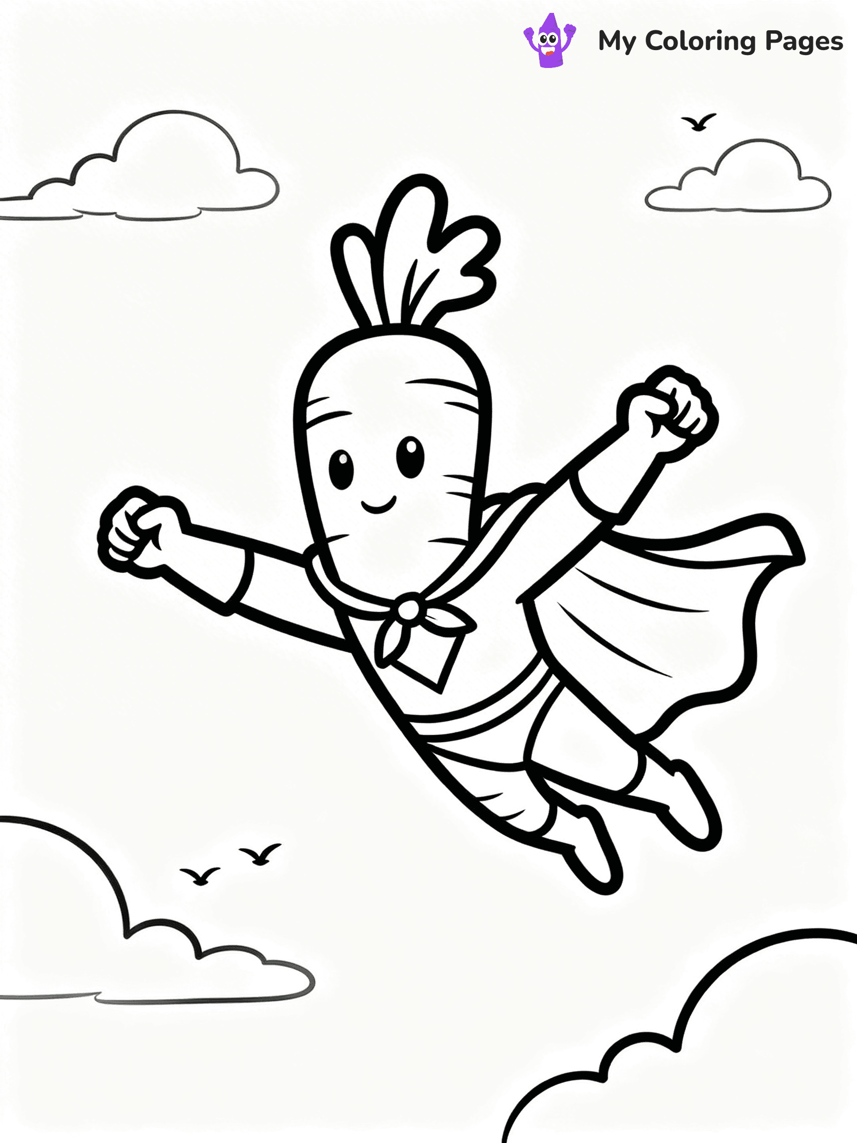 Carrot Coloring Pages - 64