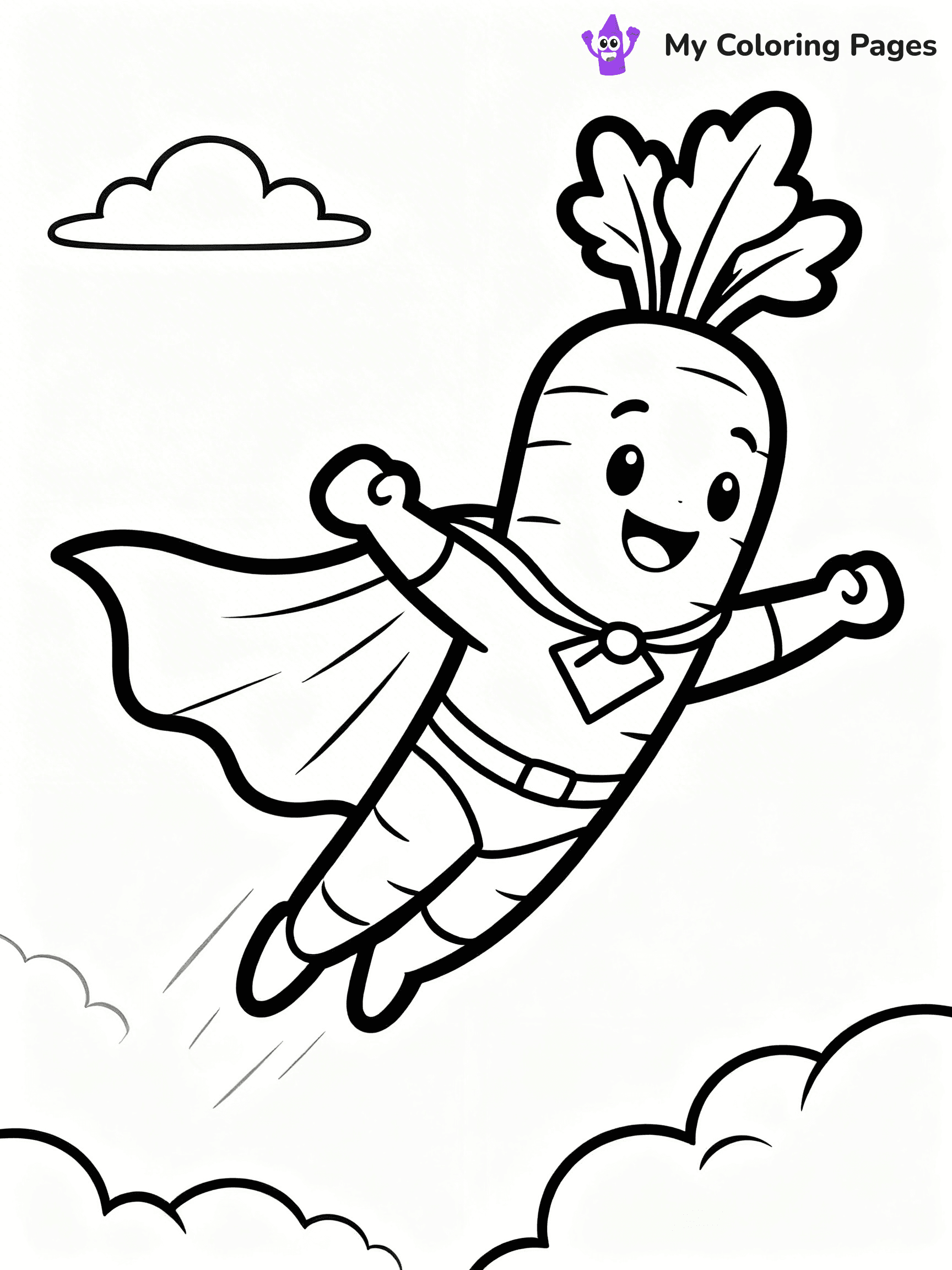 Carrot Coloring Pages - 63