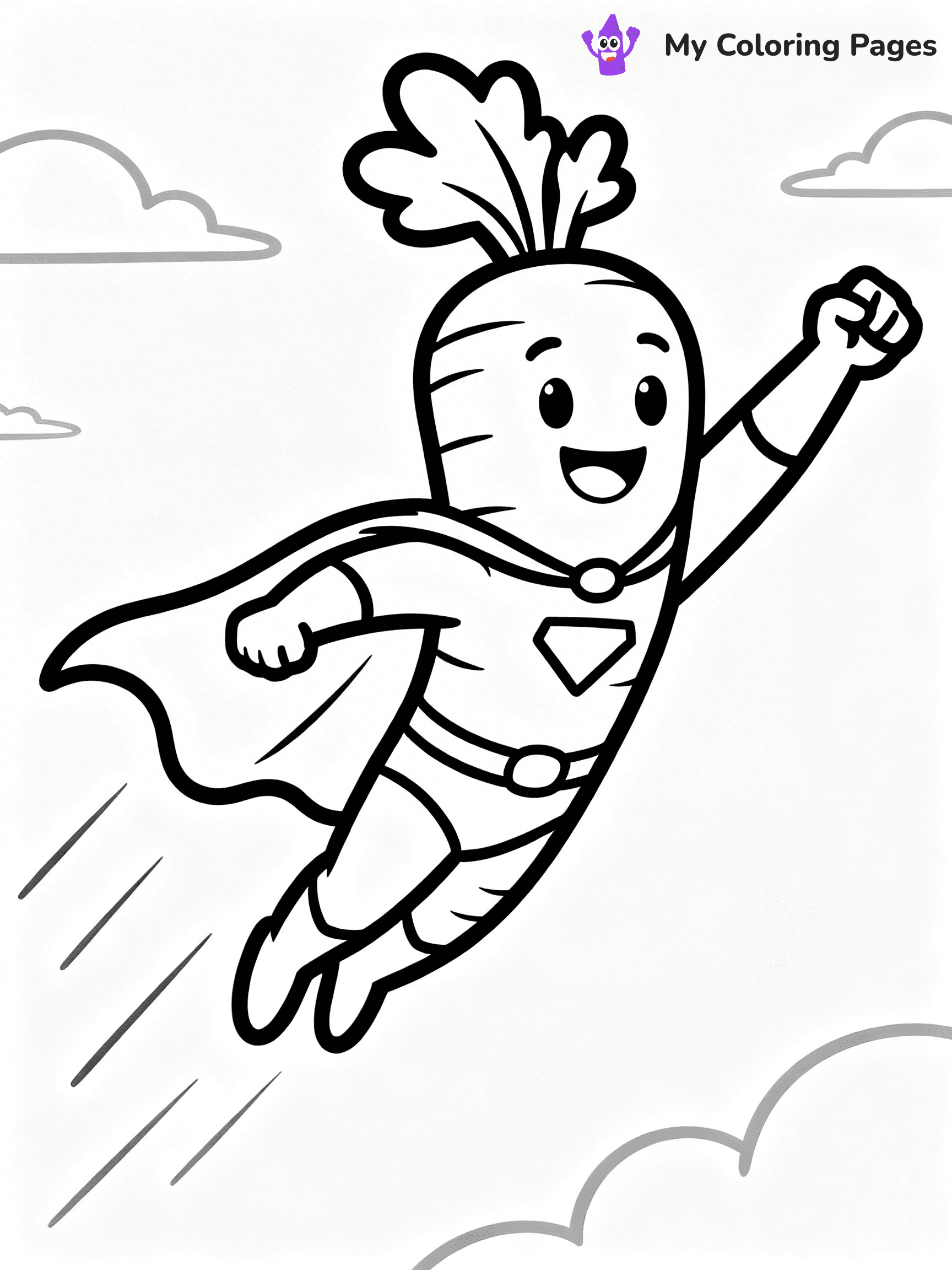Carrot Coloring Pages - 61