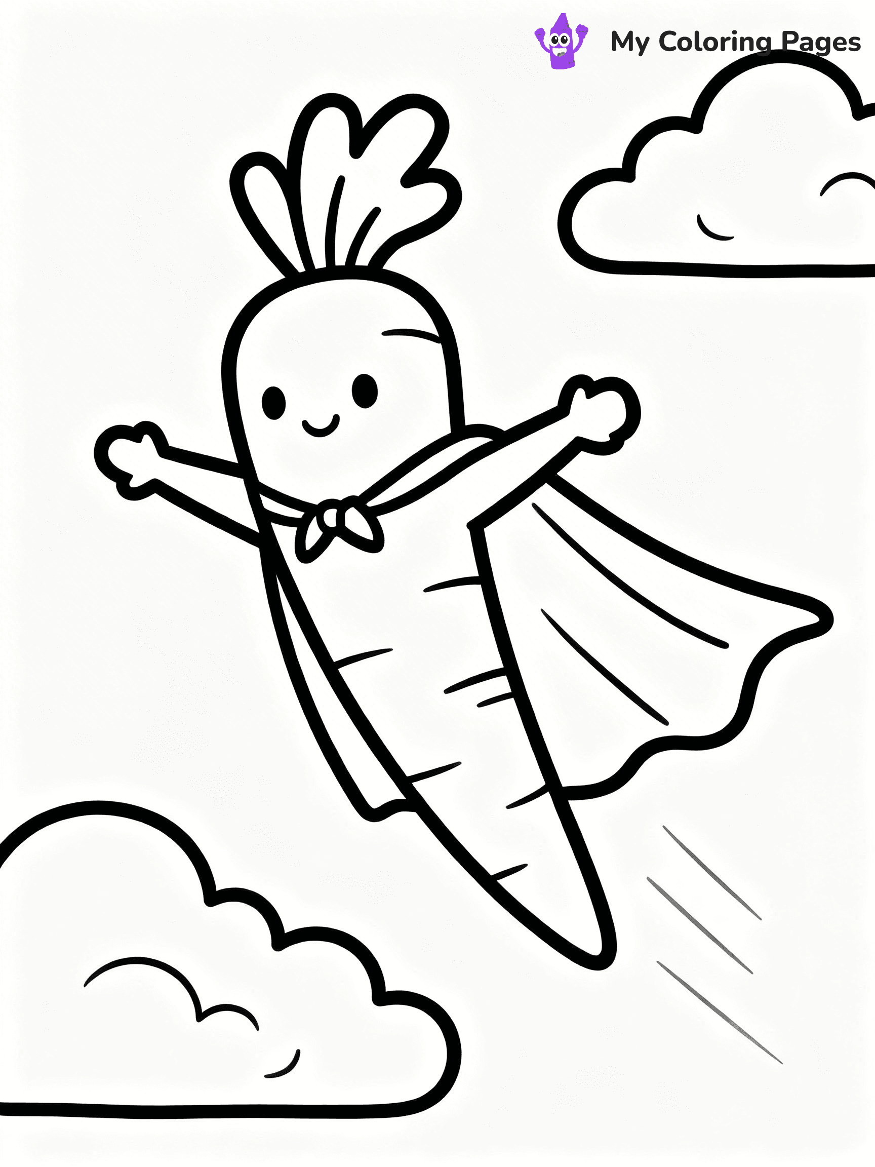 Carrot Coloring Pages - 60