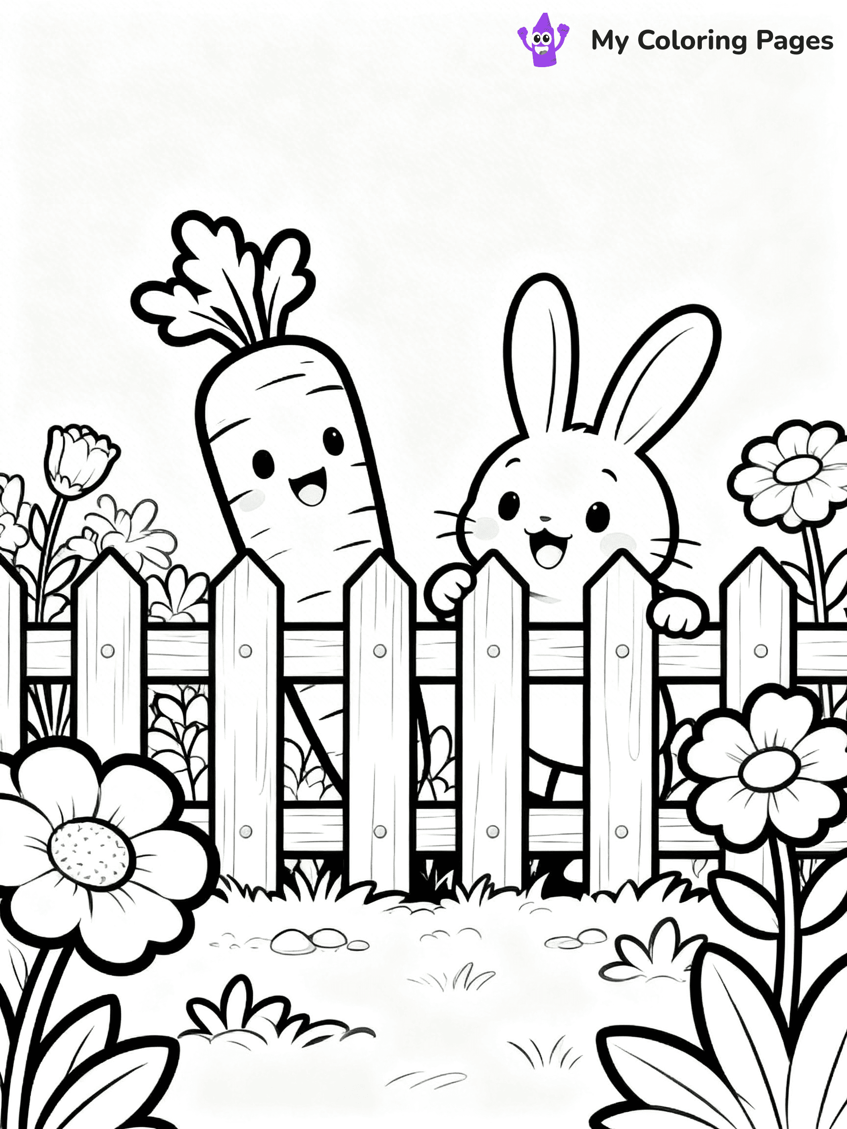 Carrot Coloring Pages - 59