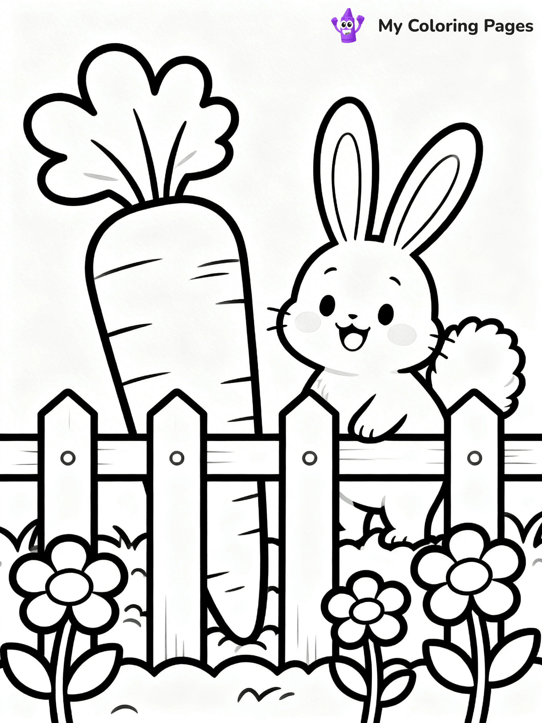 Carrot Coloring Pages - 57