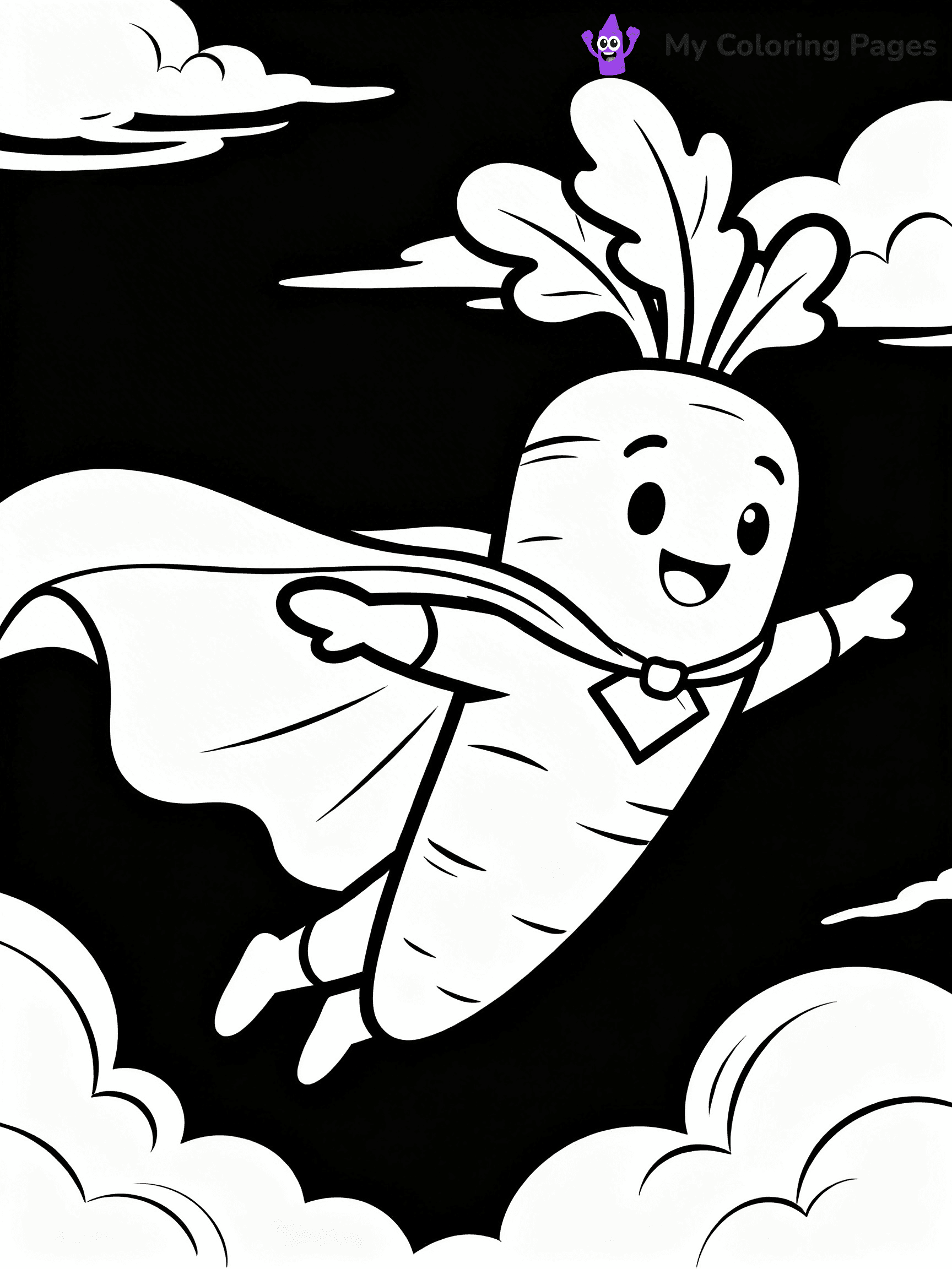 Carrot Coloring Pages - 58