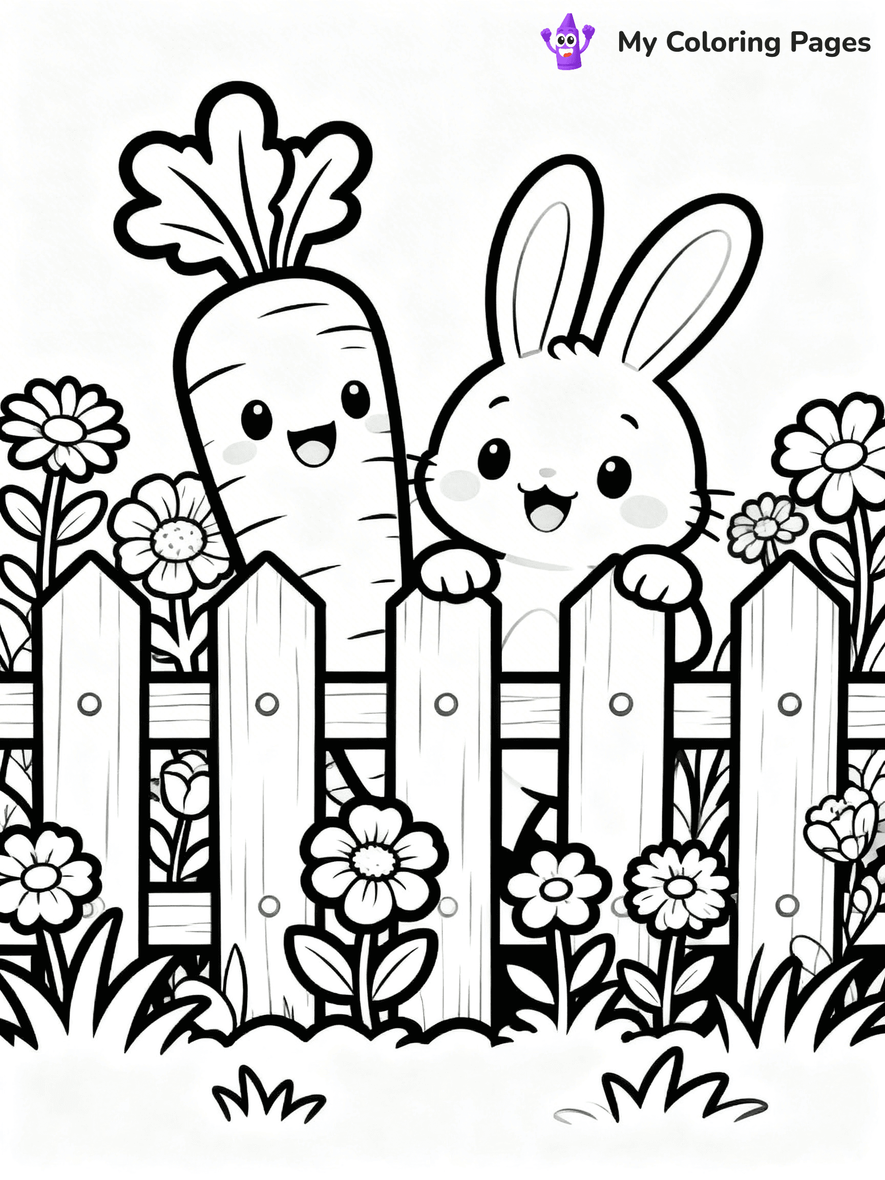 Carrot Coloring Pages - 53