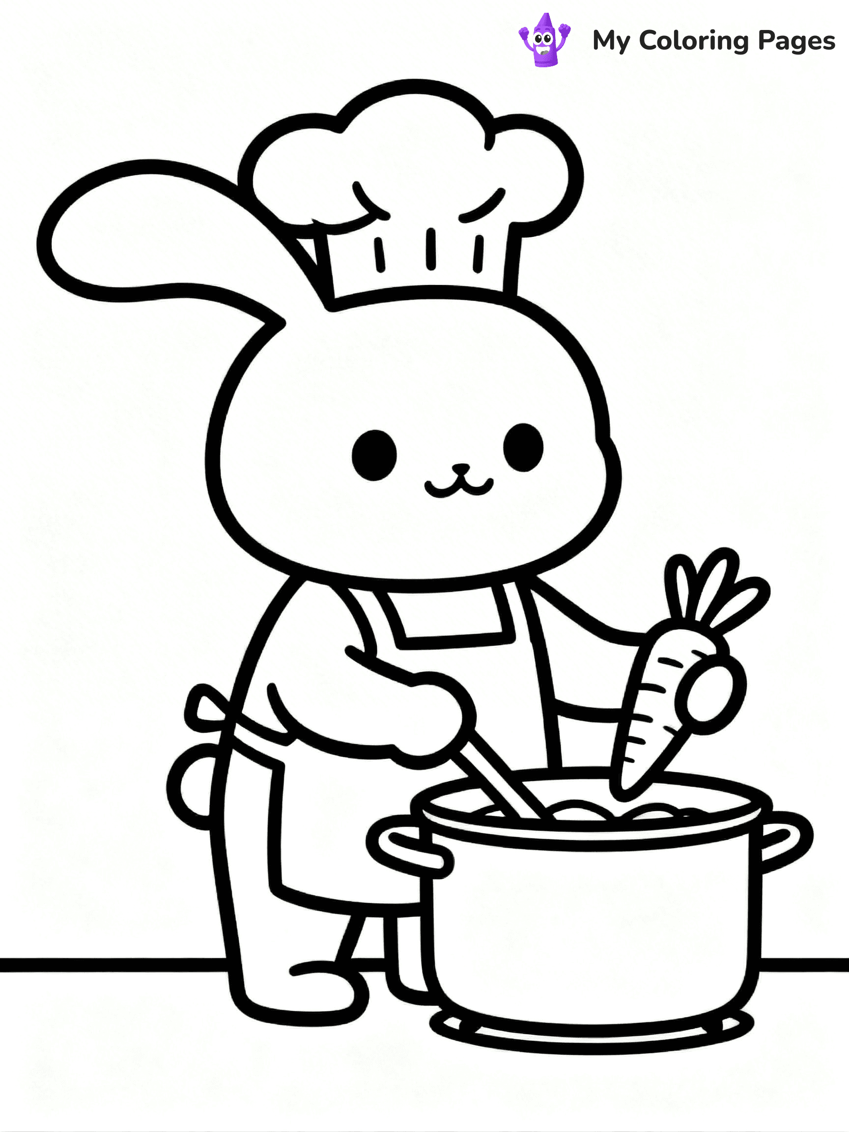 Carrot Coloring Pages - 48