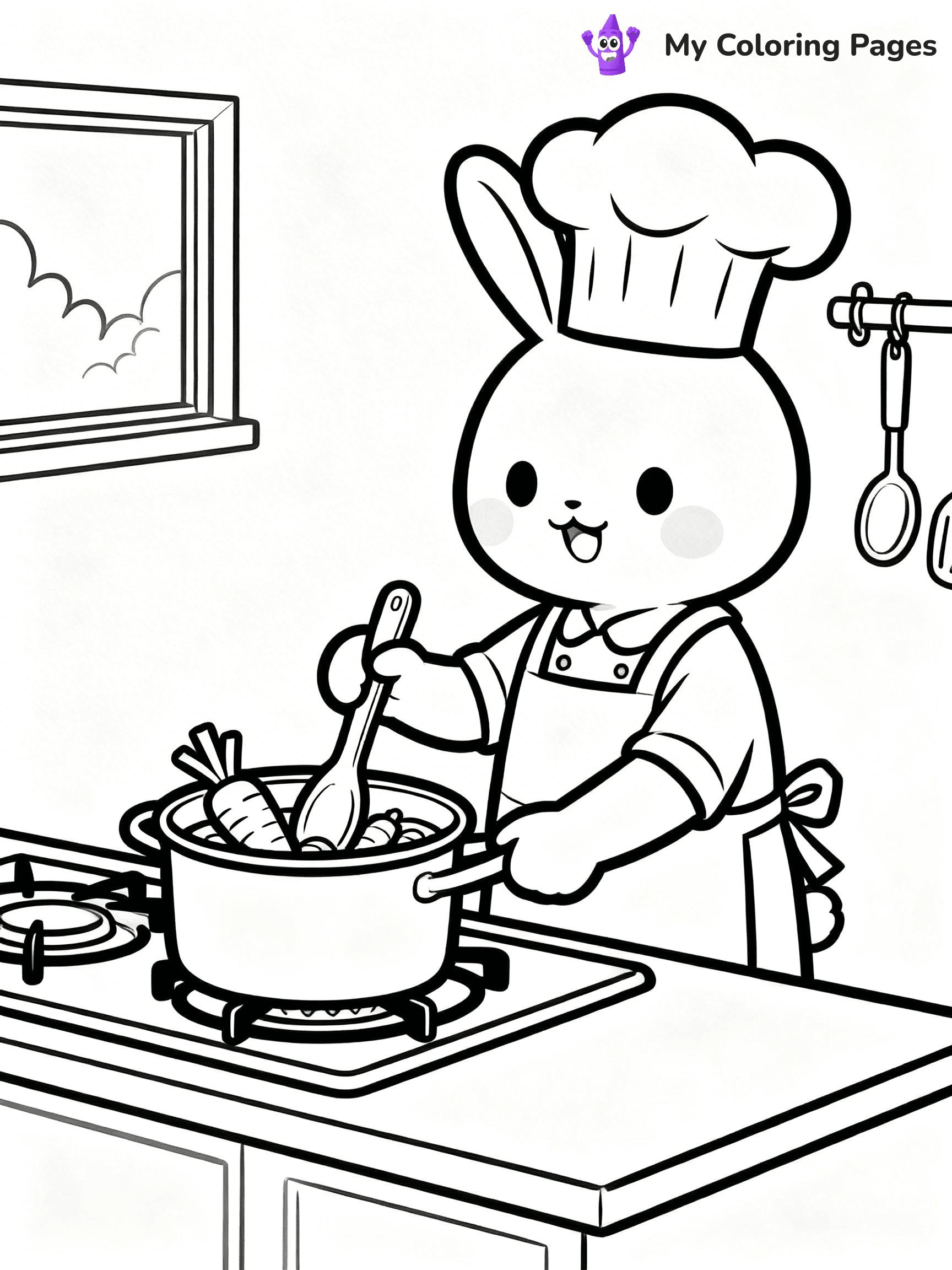 Carrot Coloring Pages - 47