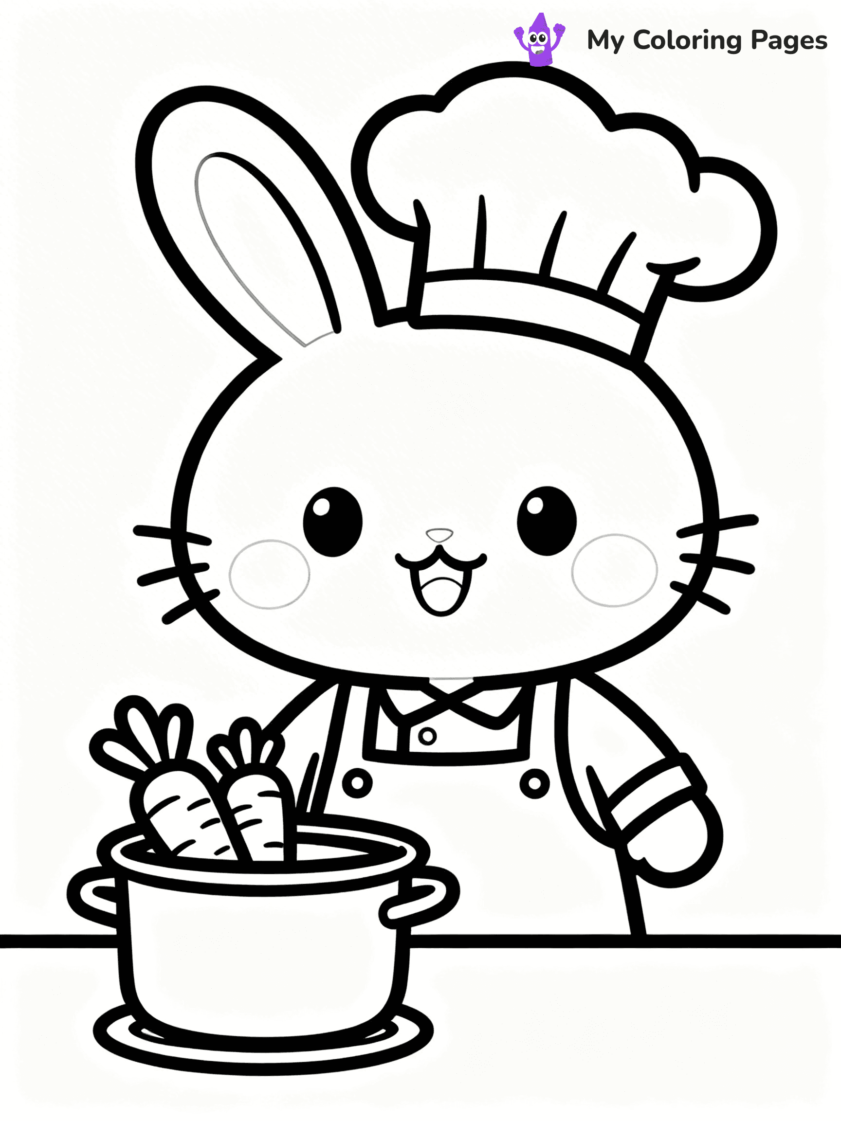 Carrot Coloring Pages - 46