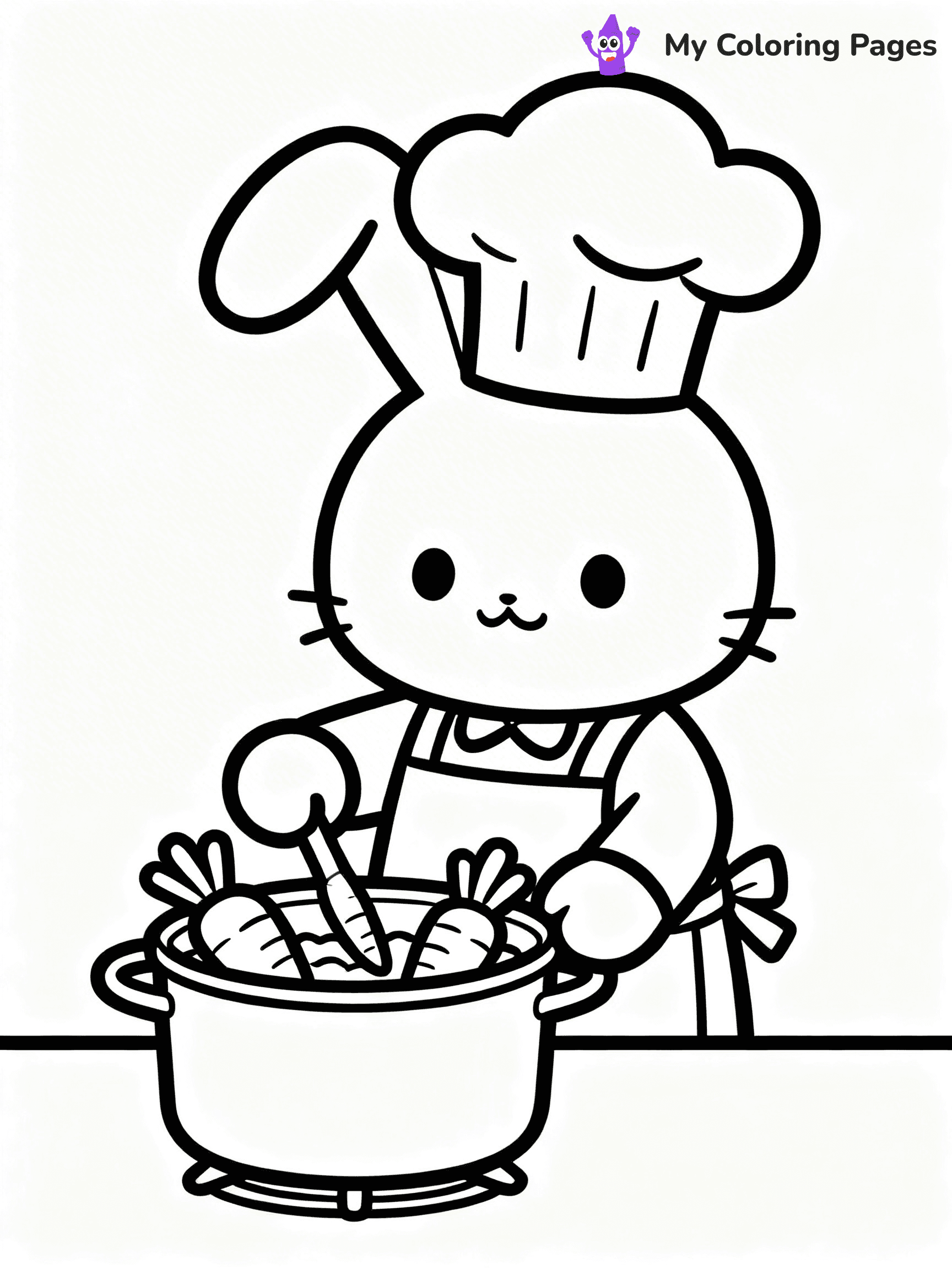 Carrot Coloring Pages - 44