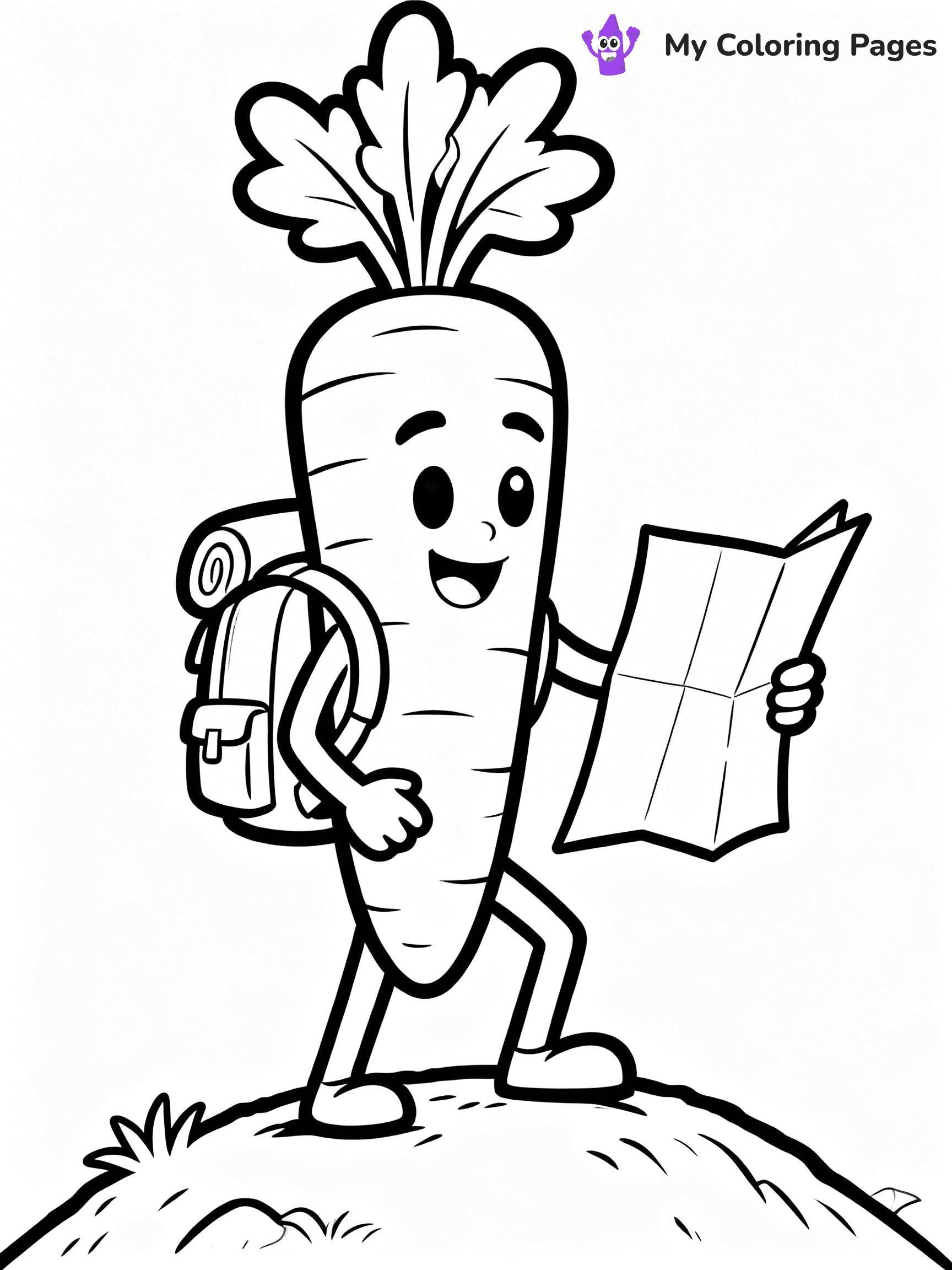 Carrot Coloring Pages - 33