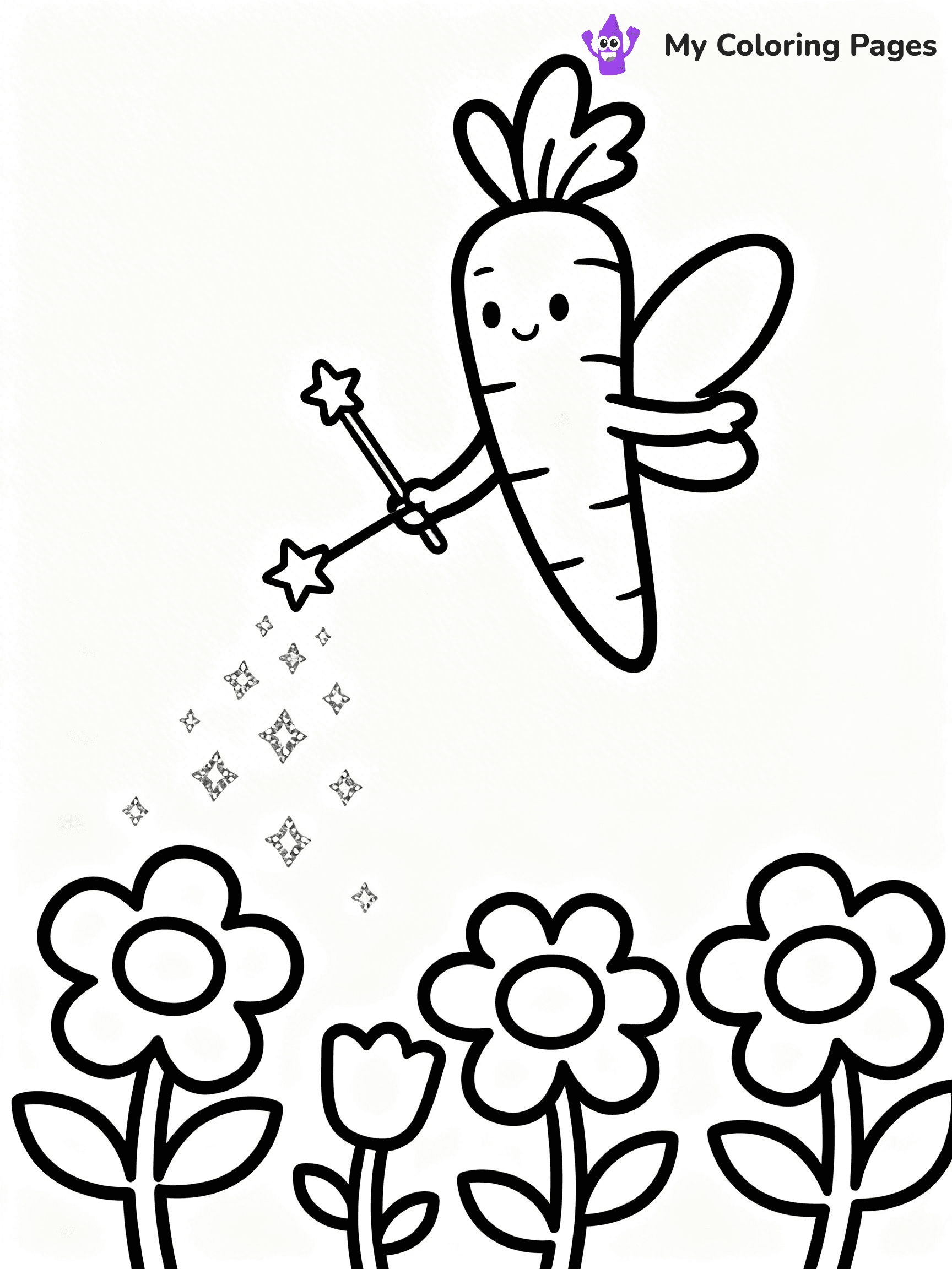 Carrot Coloring Pages - 29