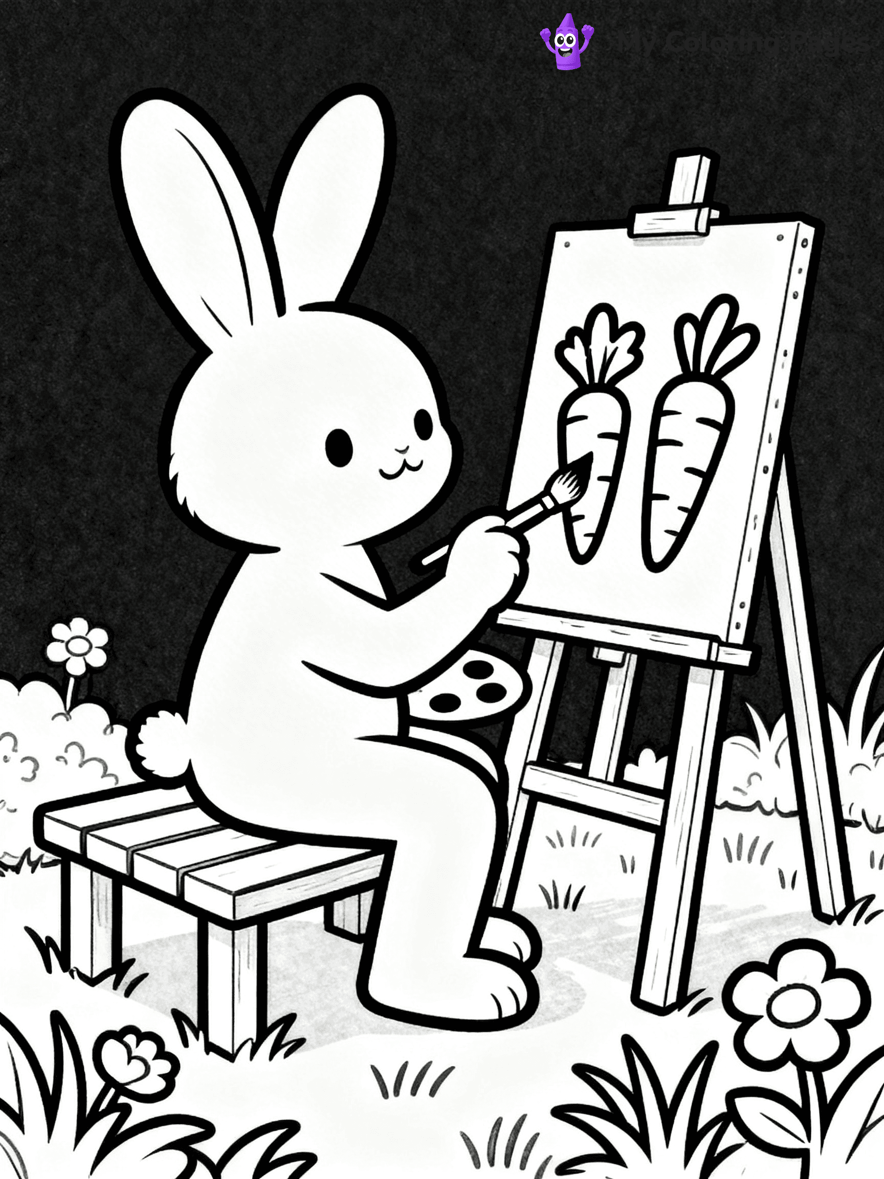 Carrot Coloring Pages - 17