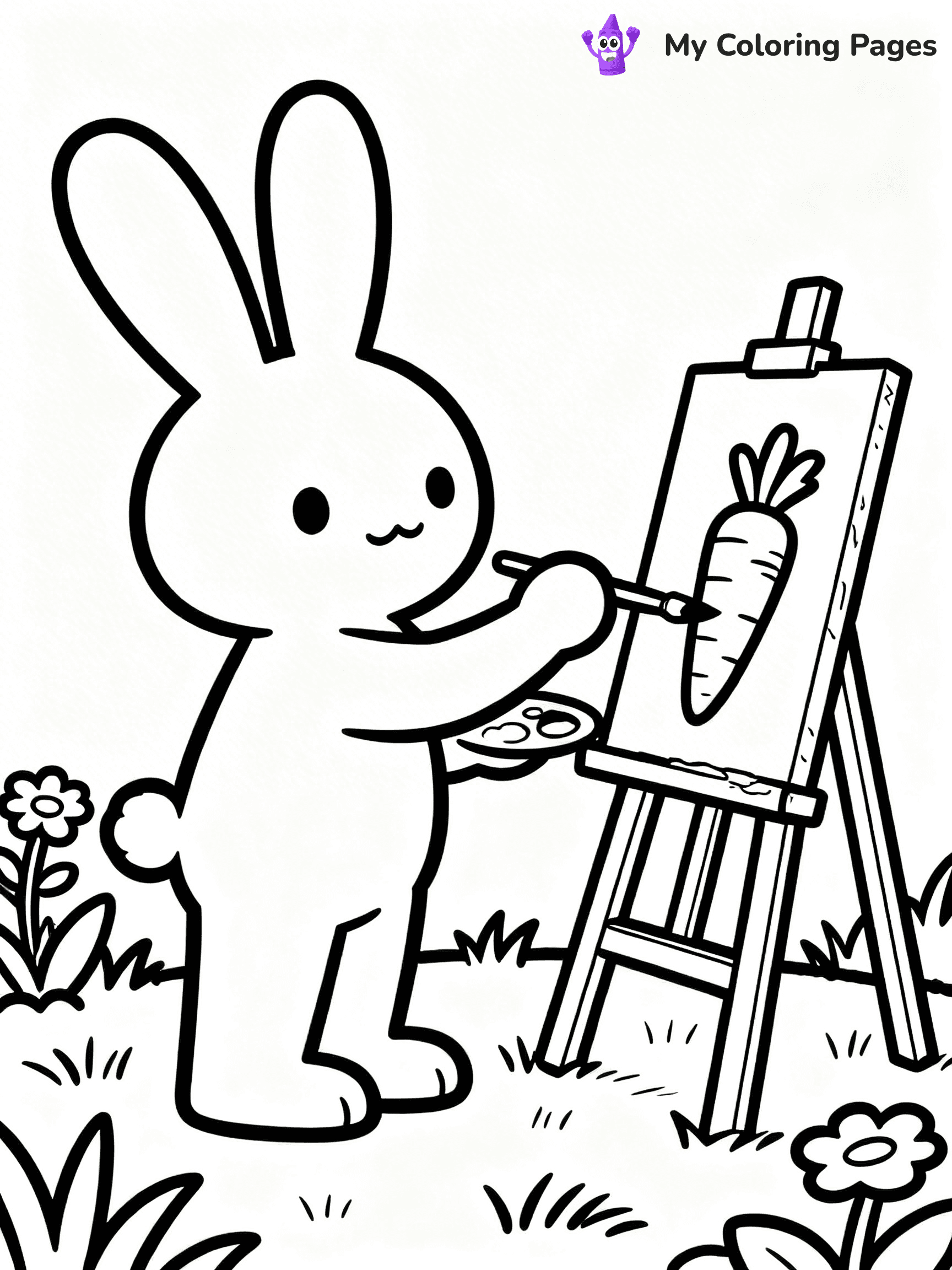 Carrot Coloring Pages - 16