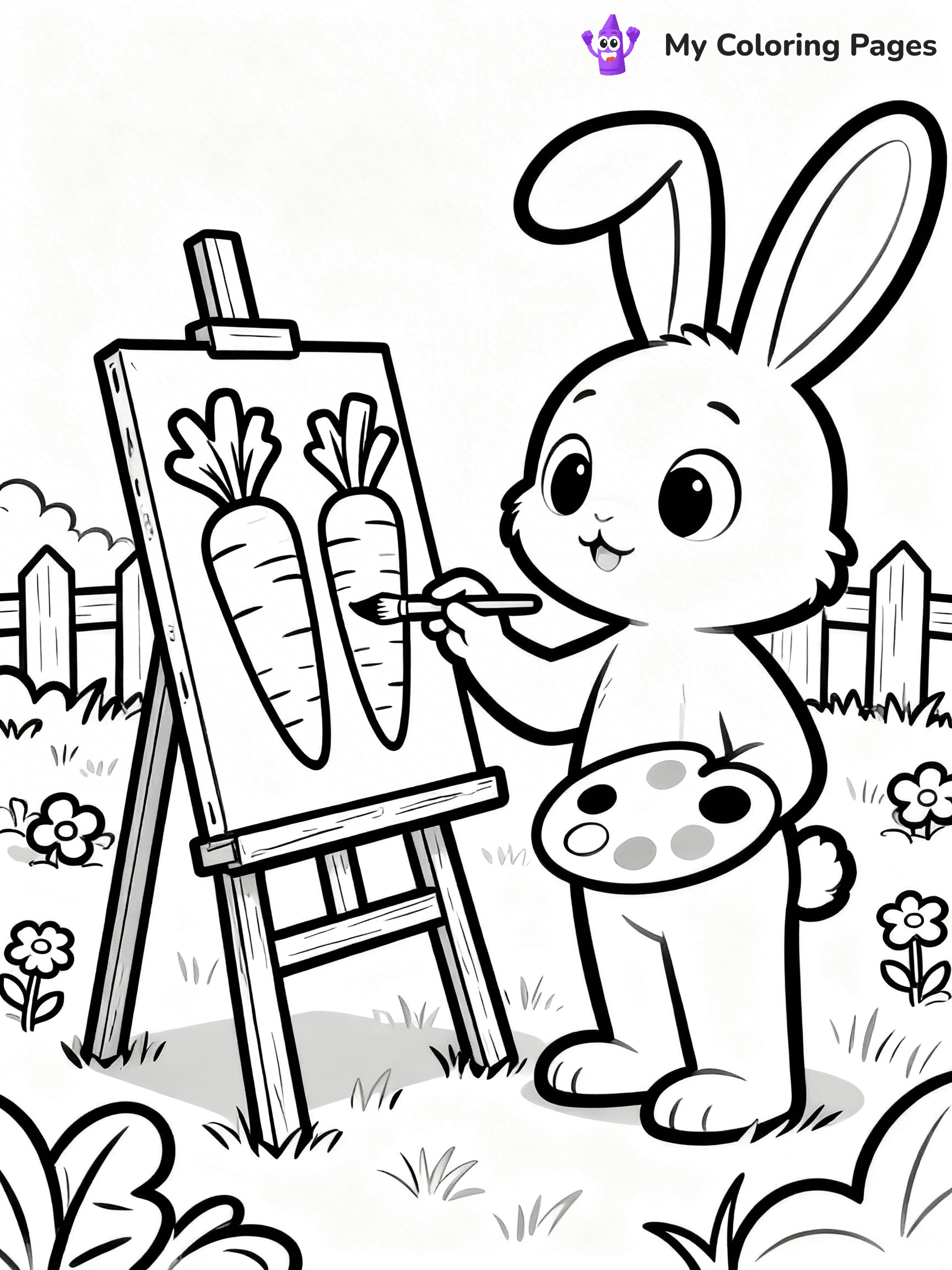 Carrot Coloring Pages - 15