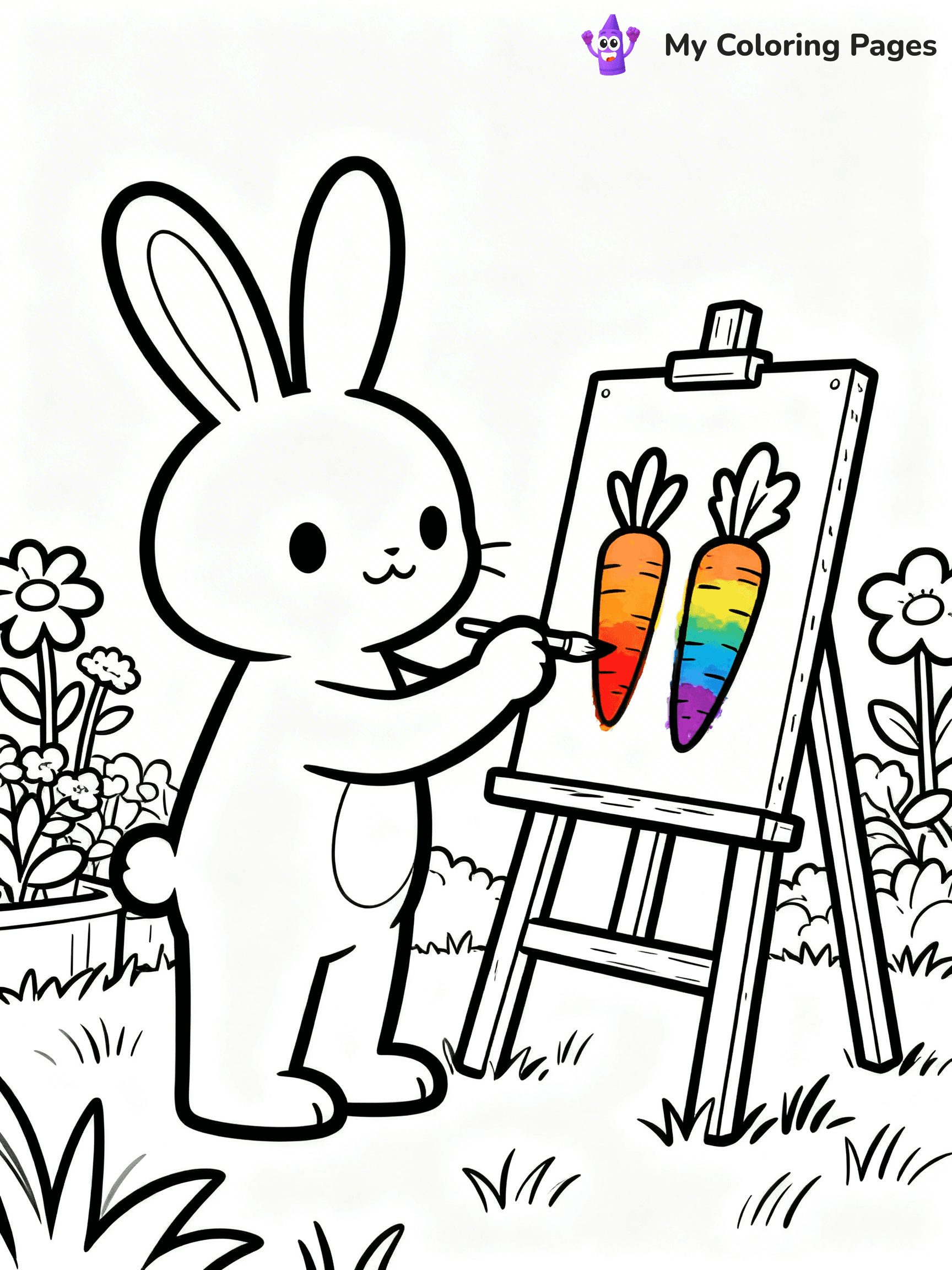 Carrot Coloring Pages - 14