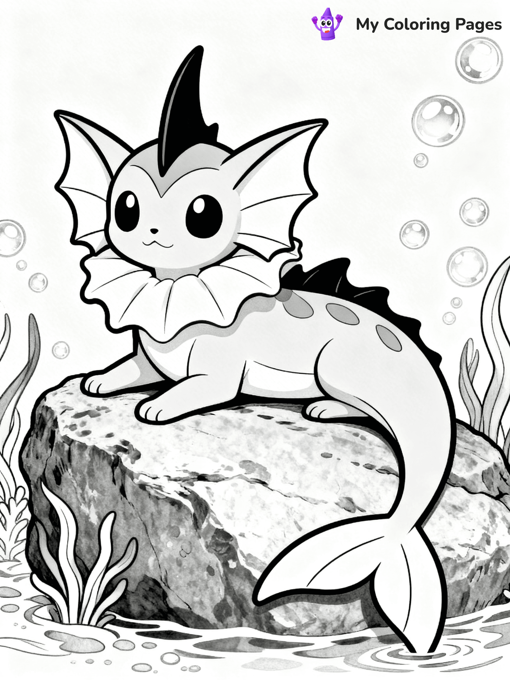 Vaporeon Coloring Pages - 21