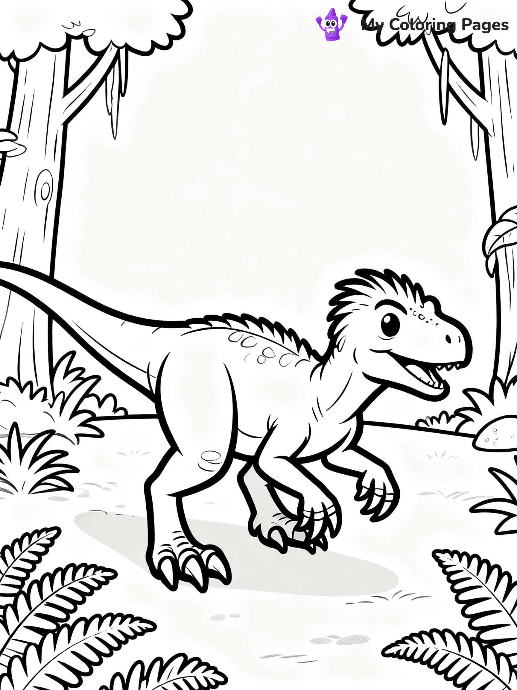Velociraptor Coloring Pages - 26
