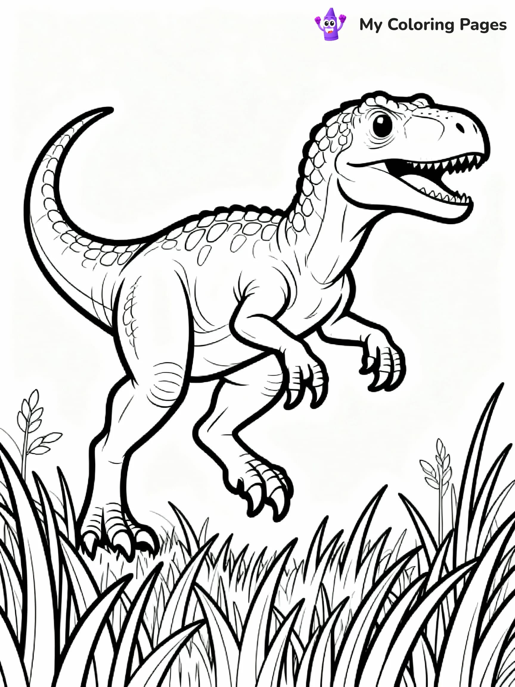 Velociraptor Coloring Pages - 24