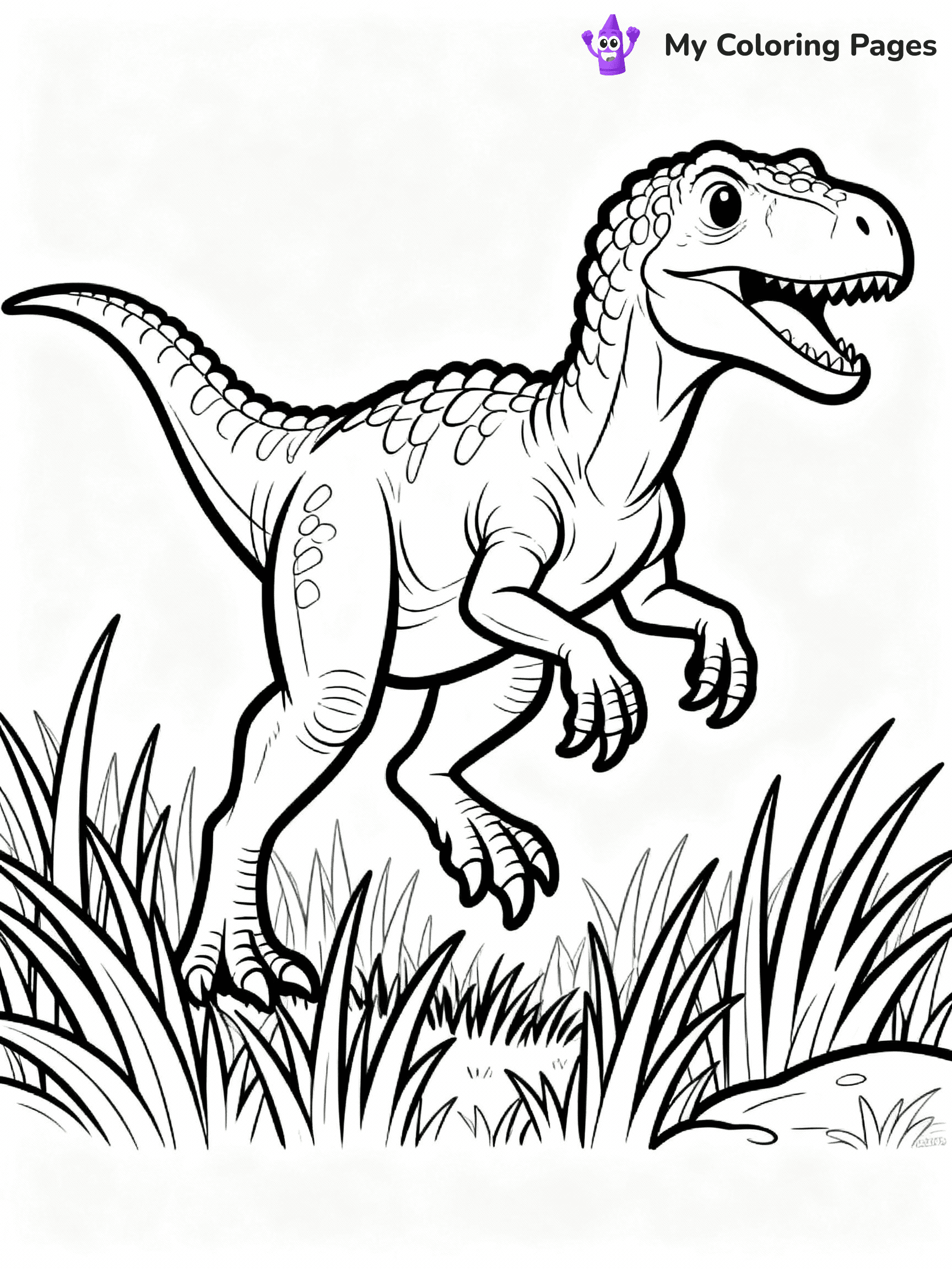 Velociraptor Coloring Pages - 22