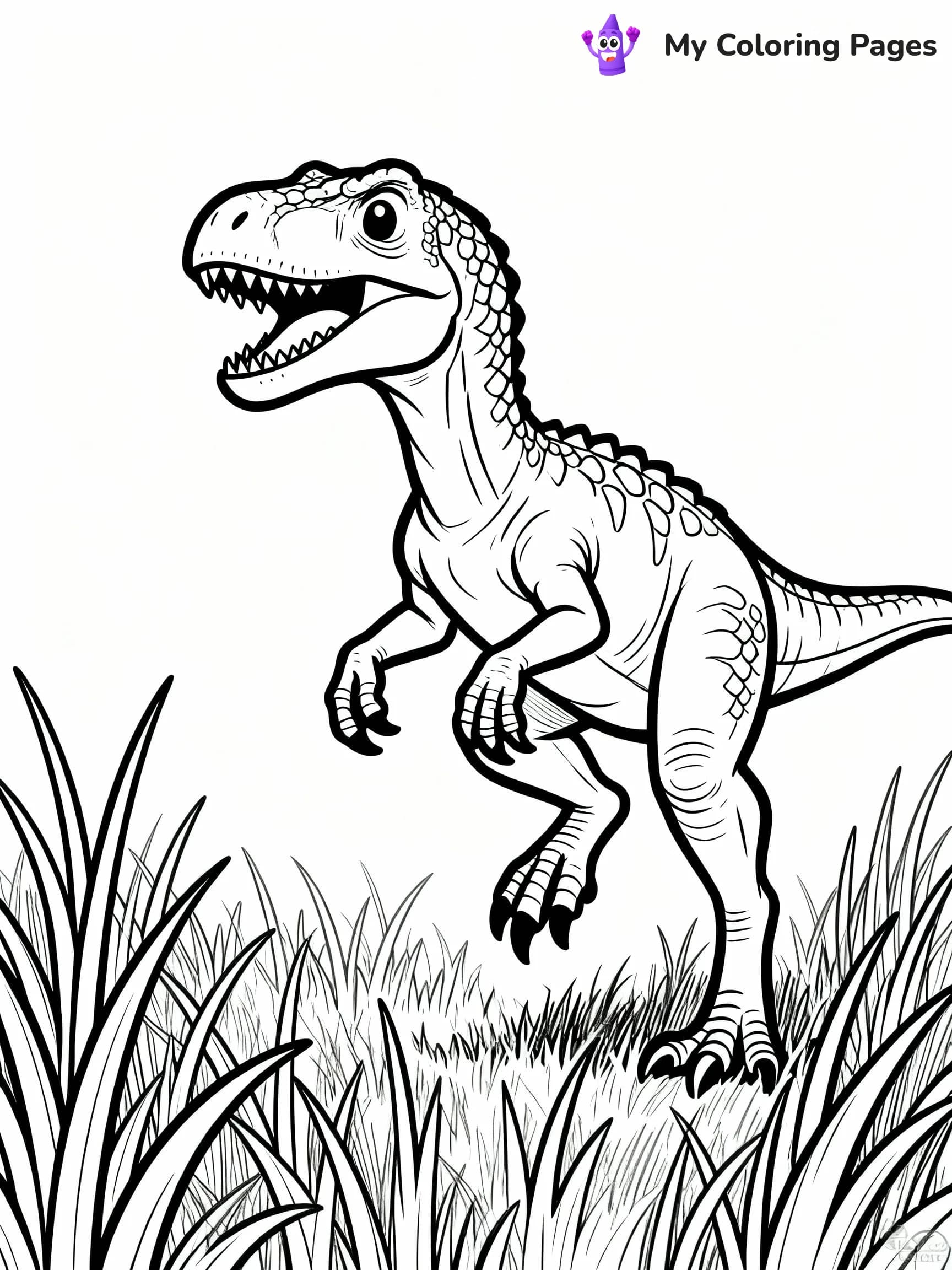 Velociraptor Coloring Pages - 21