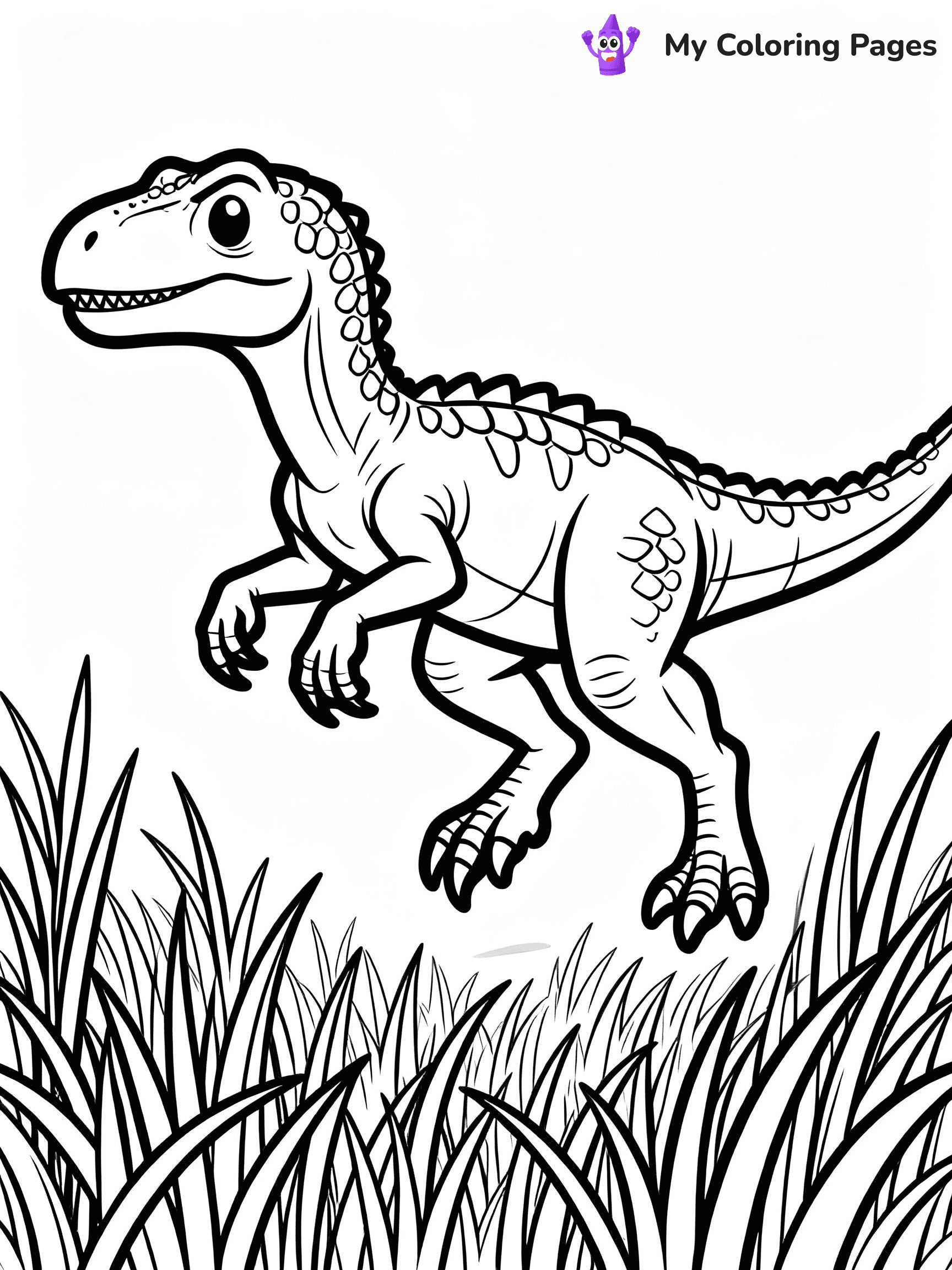 Velociraptor Coloring Pages - 20