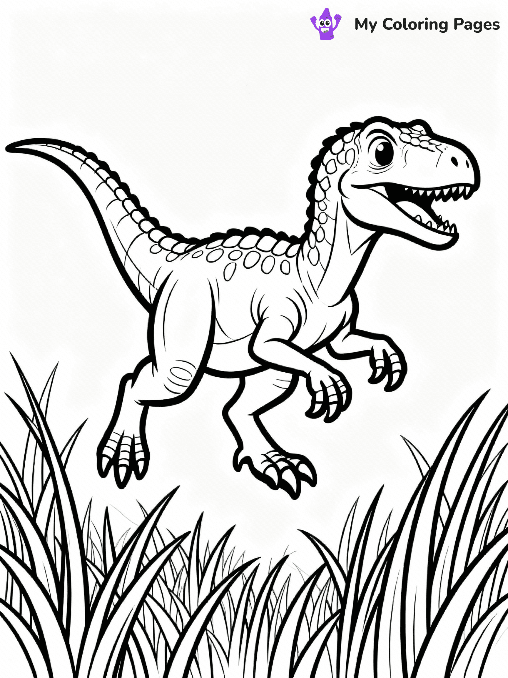 Velociraptor Coloring Pages - 19