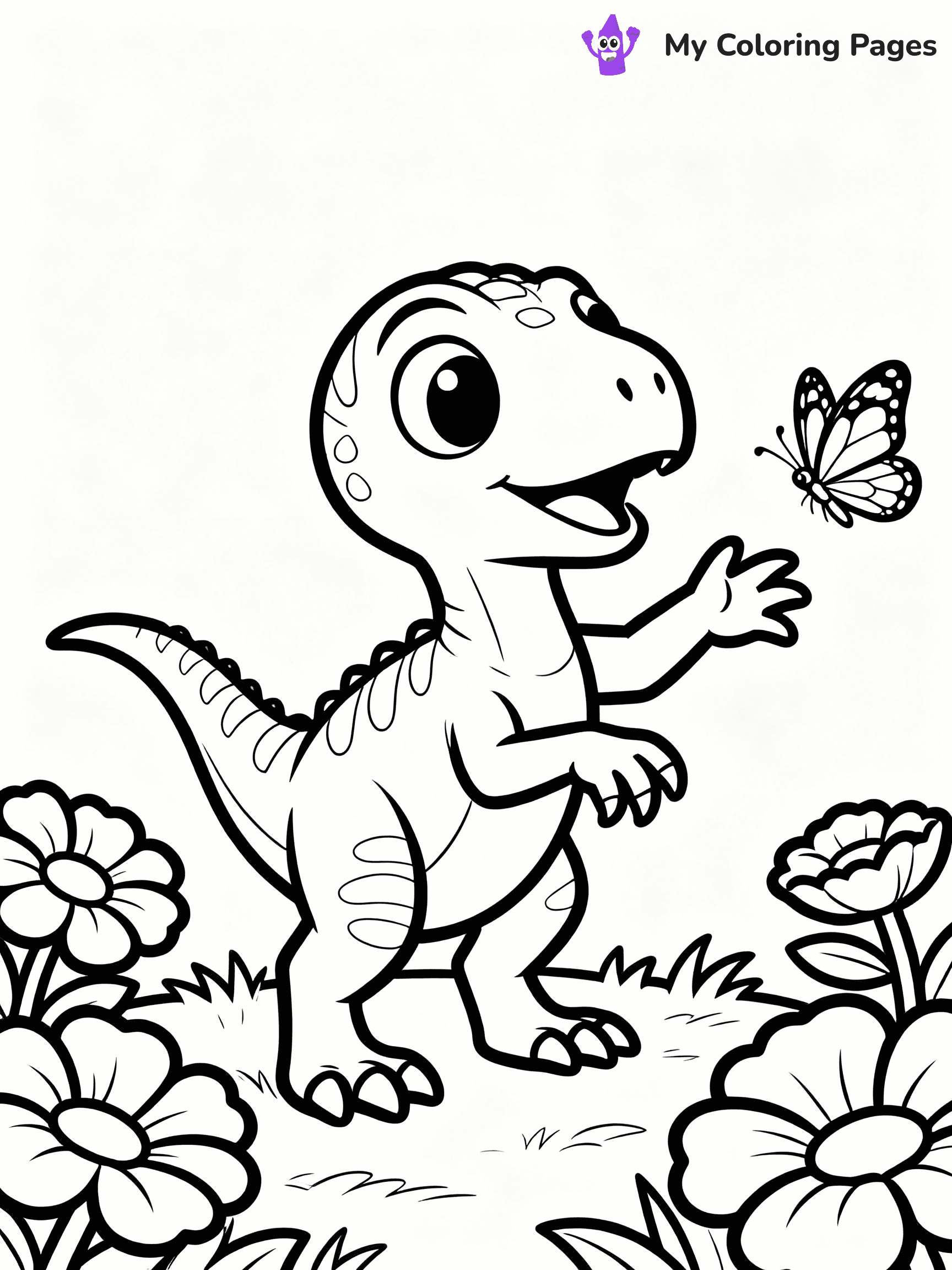 Velociraptor Coloring Pages - 18