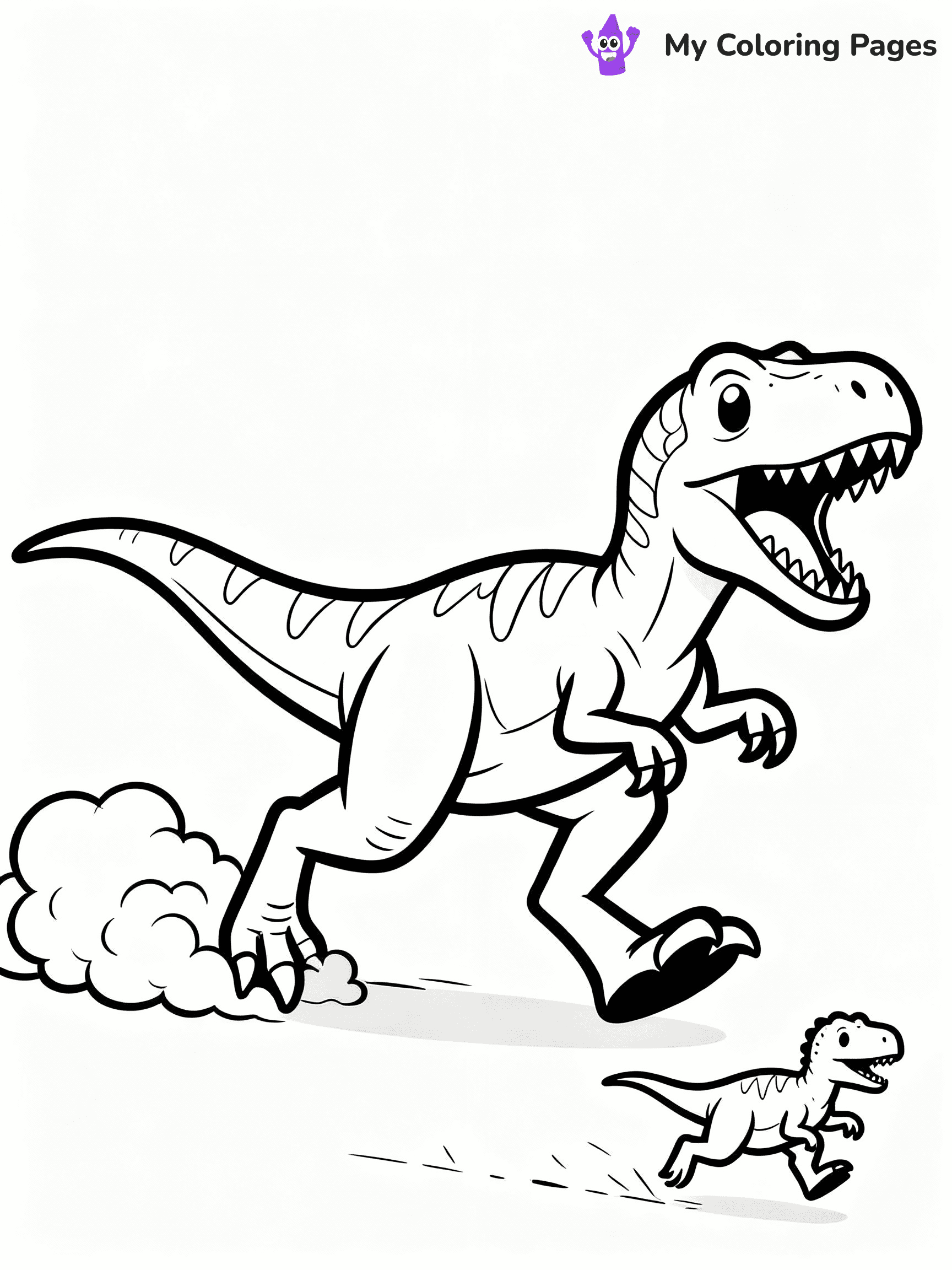 Velociraptor Coloring Pages - 4