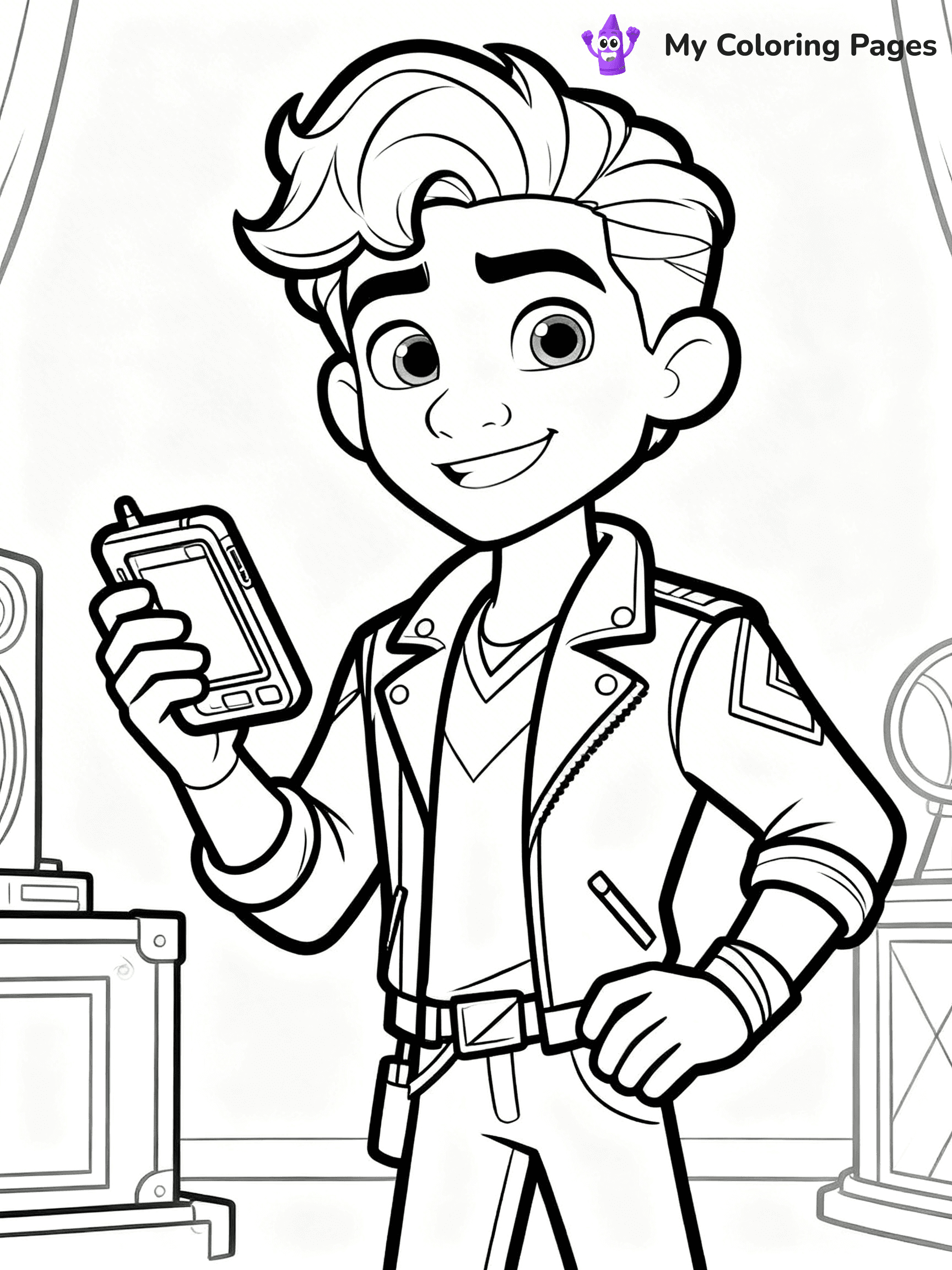 Descendants Coloring Pages - 24