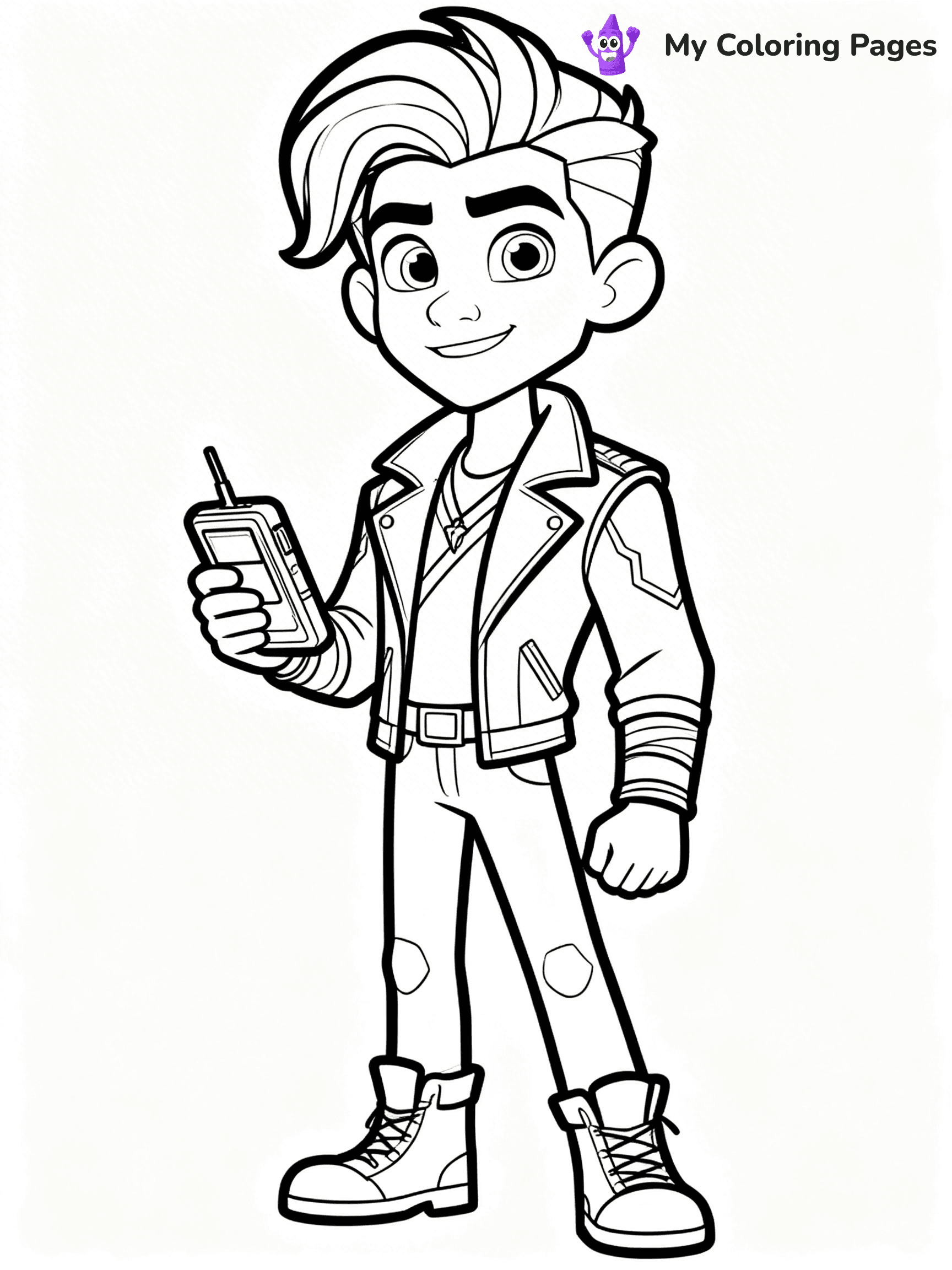 Descendants Coloring Pages - 22