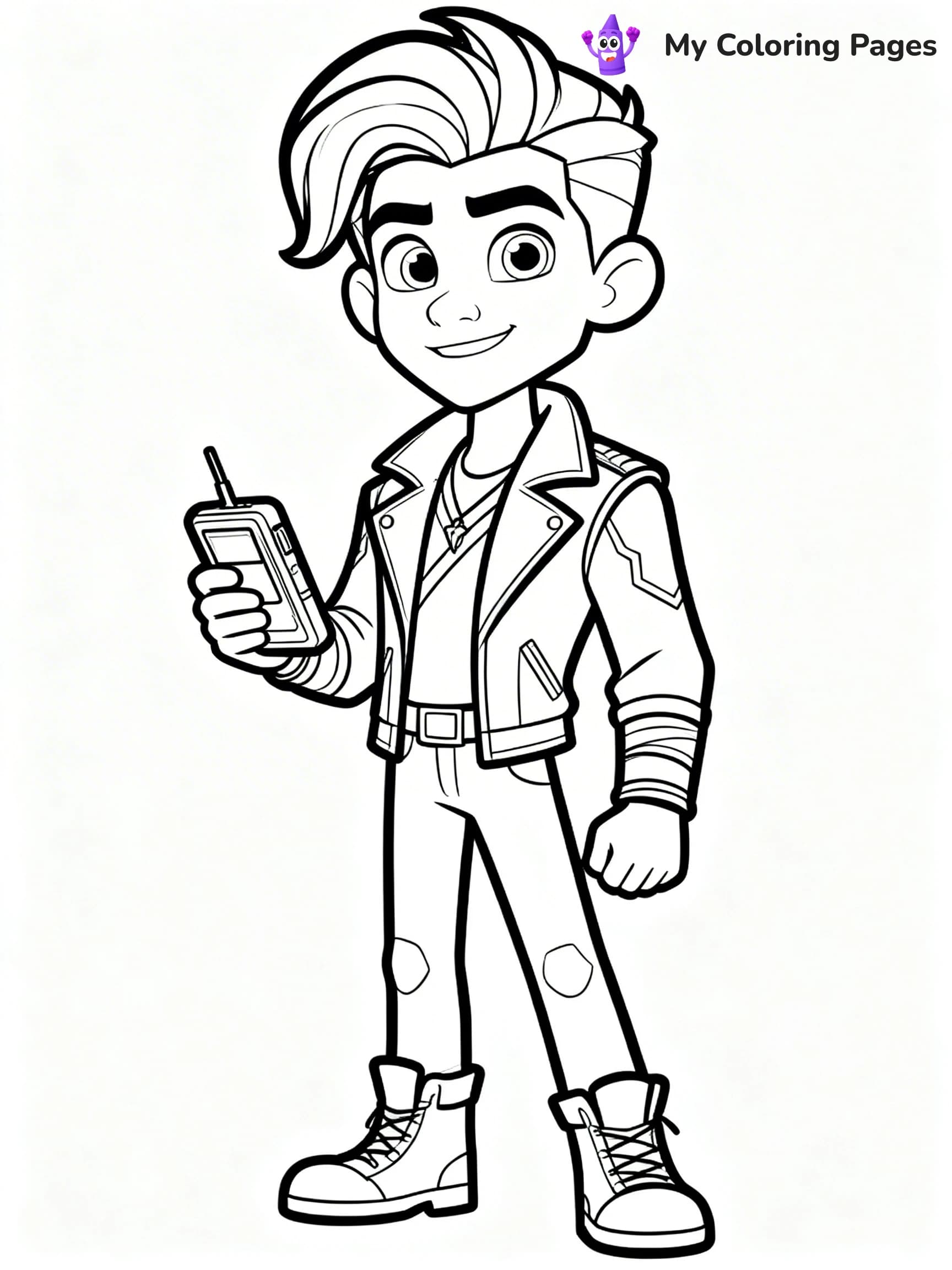 Descendants Coloring Pages - 22