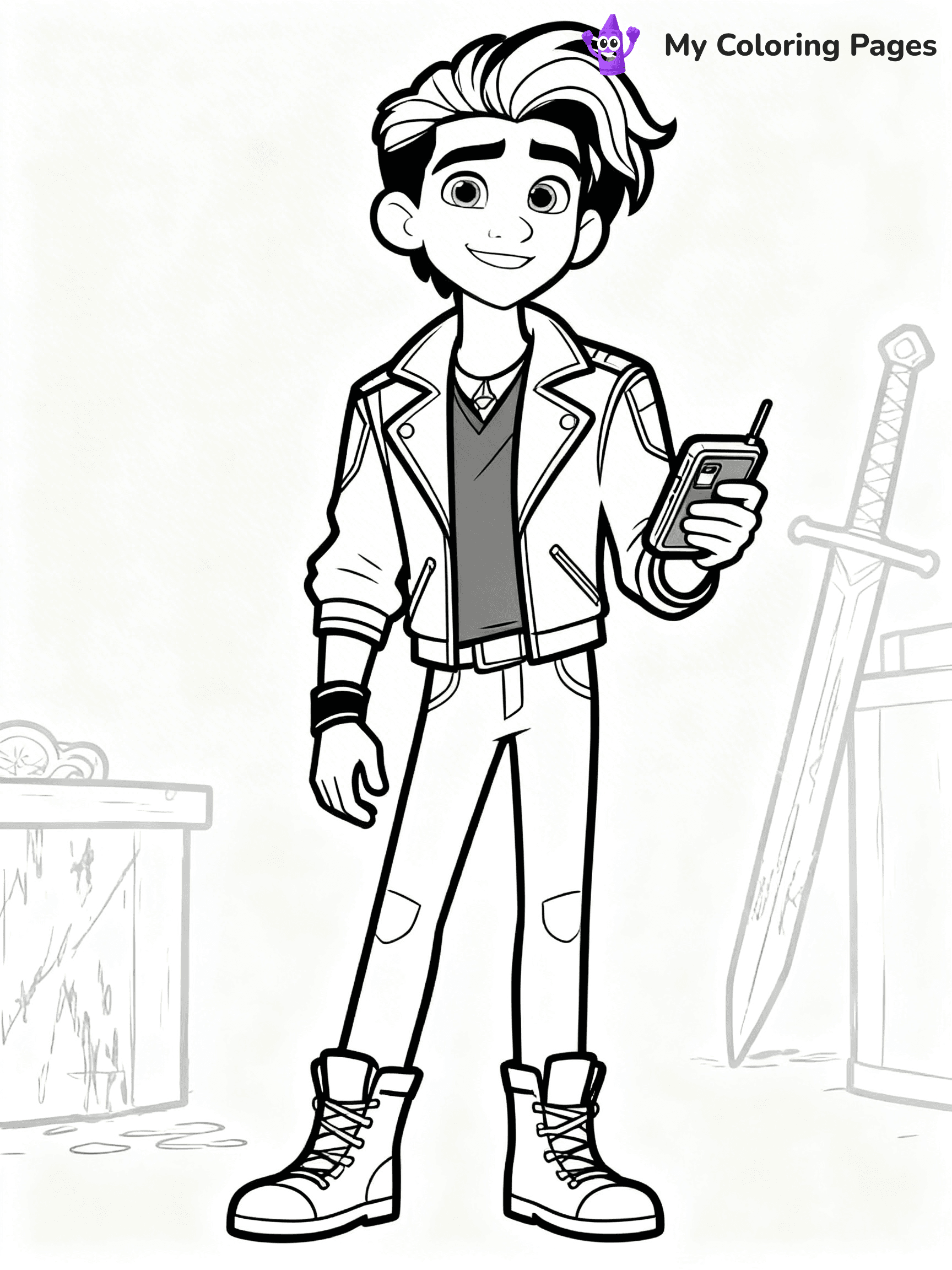 Descendants Coloring Pages - 21