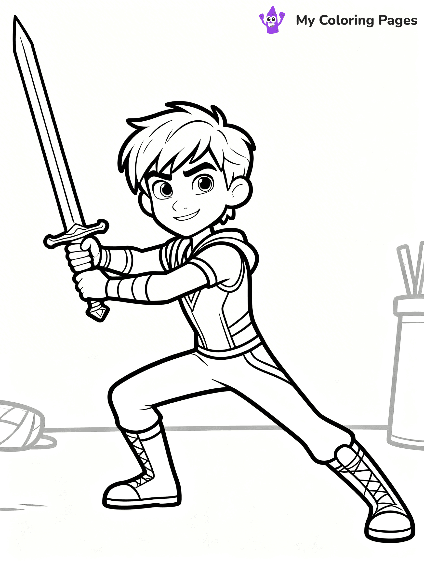 Descendants Coloring Pages - 15
