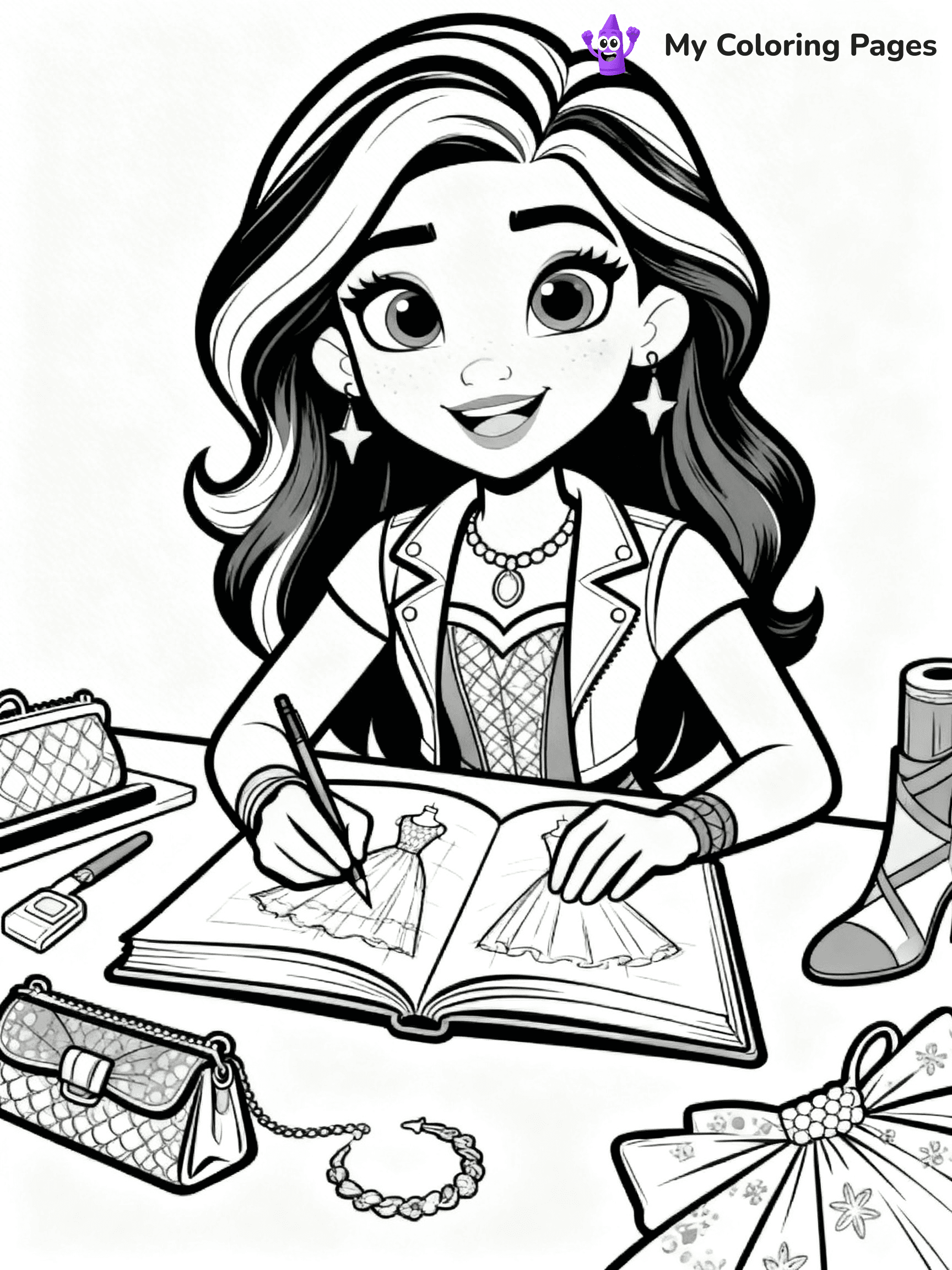 Descendants Coloring Pages - 12