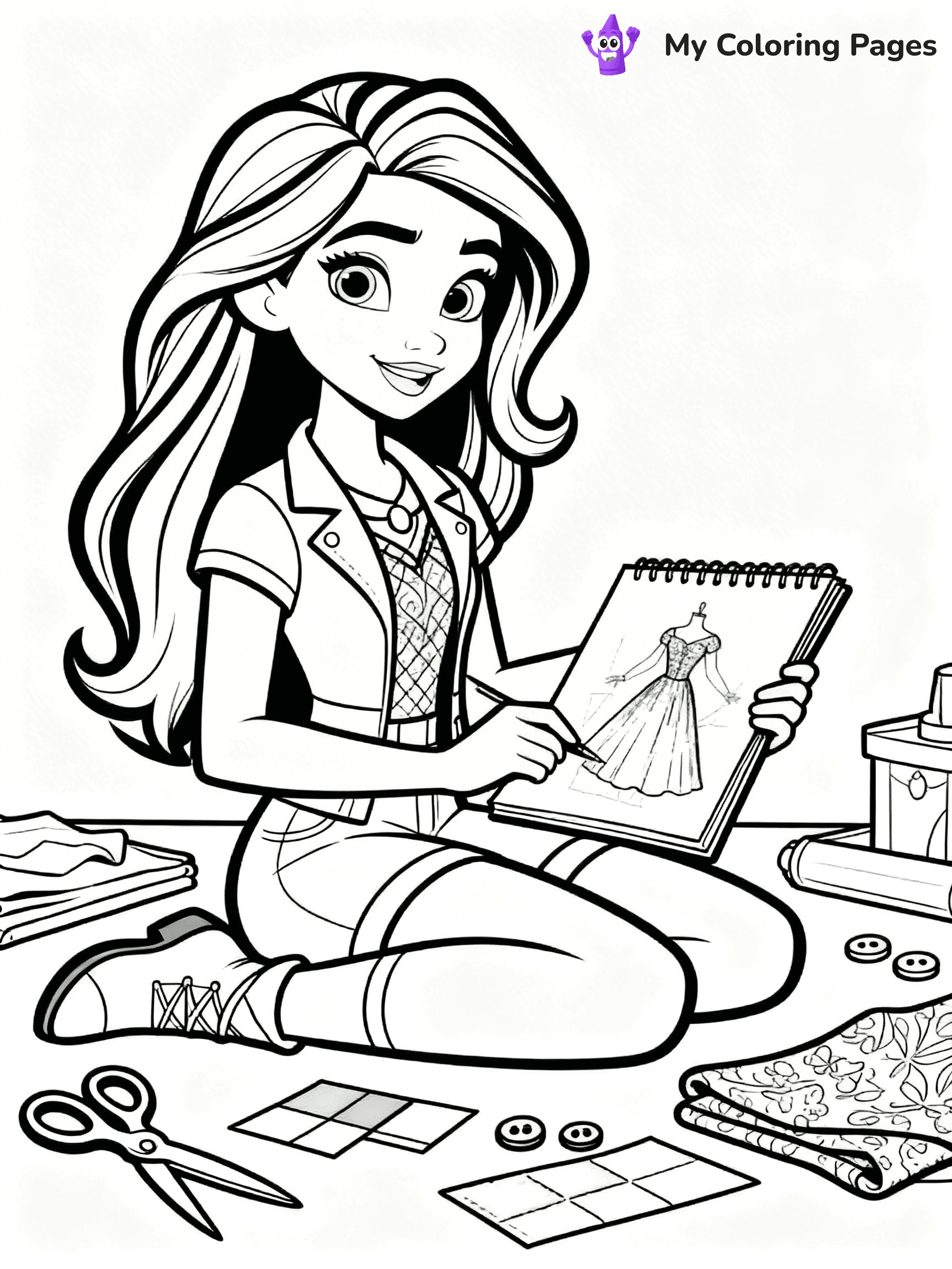 Descendants Coloring Pages - 11