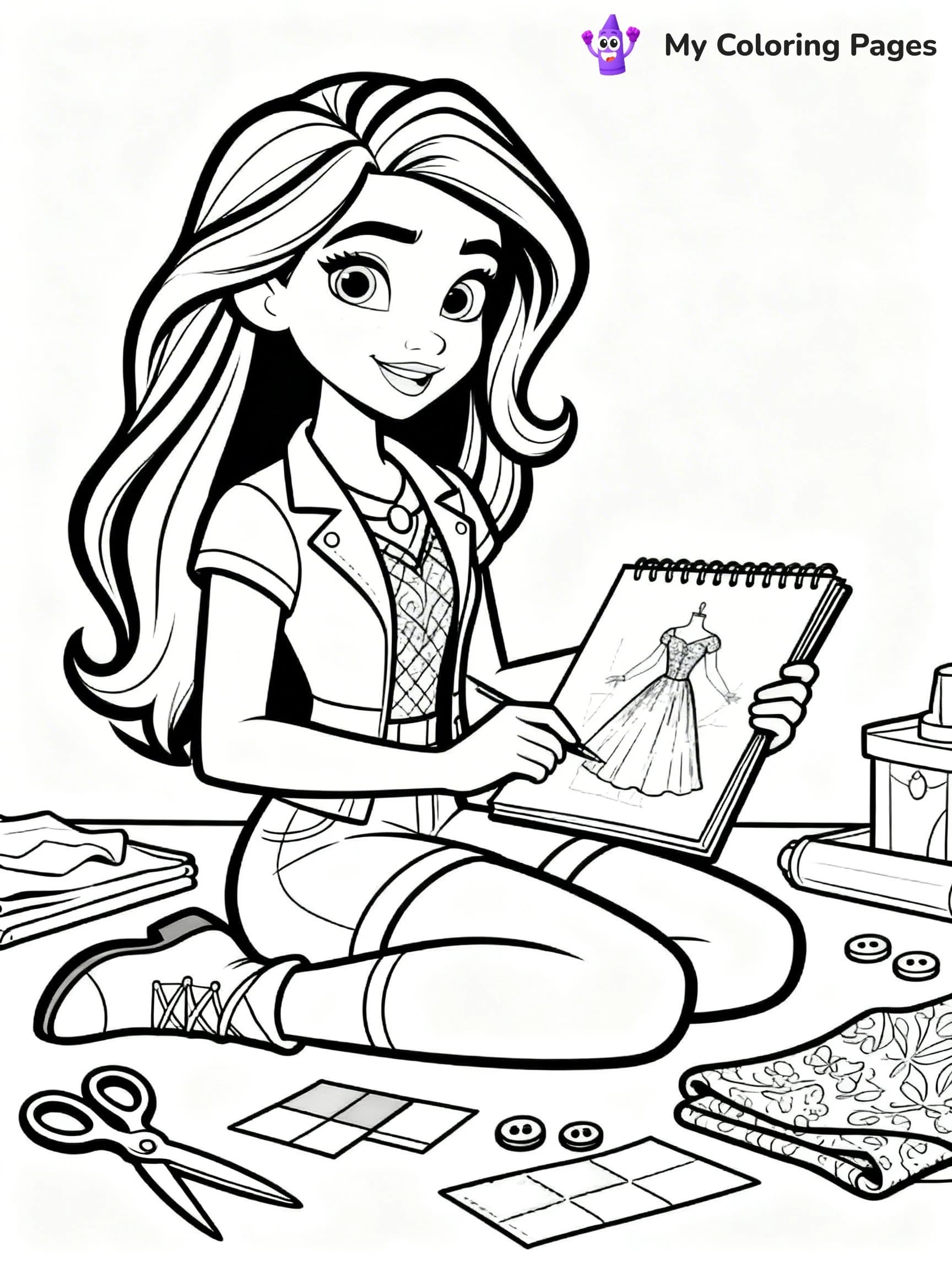 Descendants Coloring Pages - 11