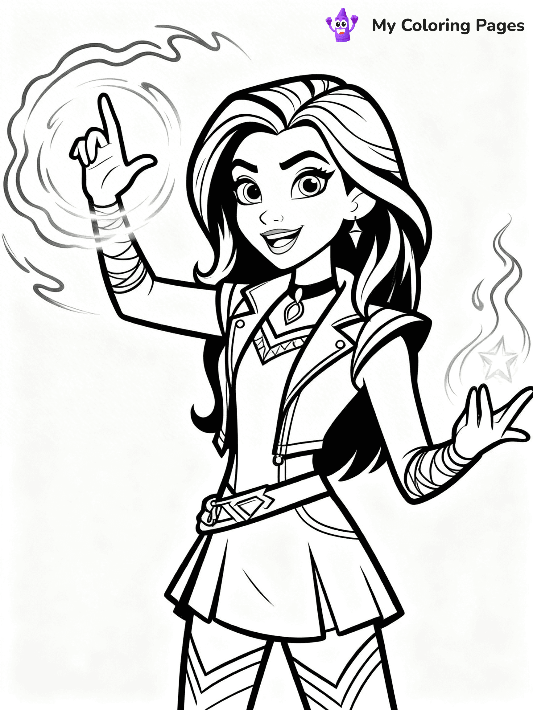 Descendants Coloring Pages - 9