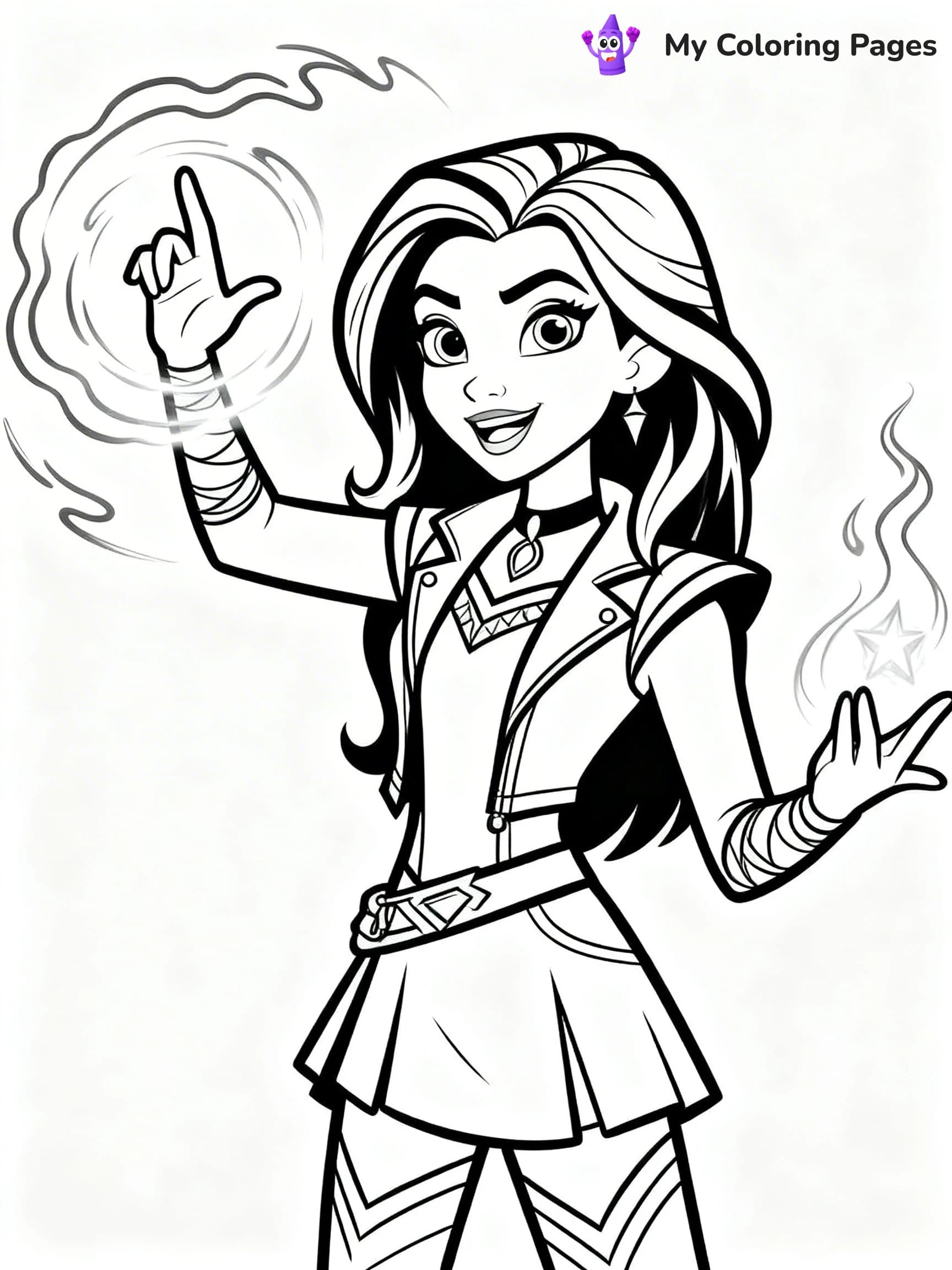 Descendants Coloring Pages - 9