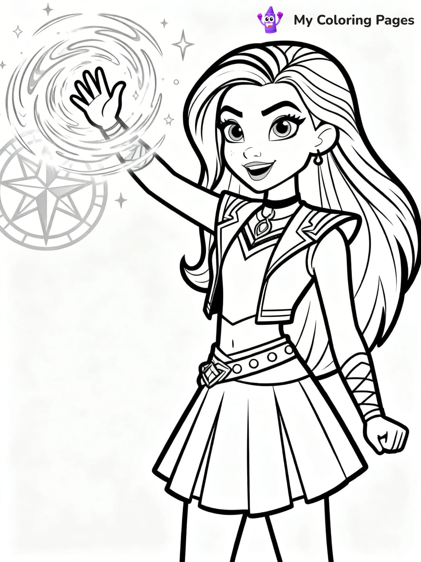Descendants Coloring Pages - 7
