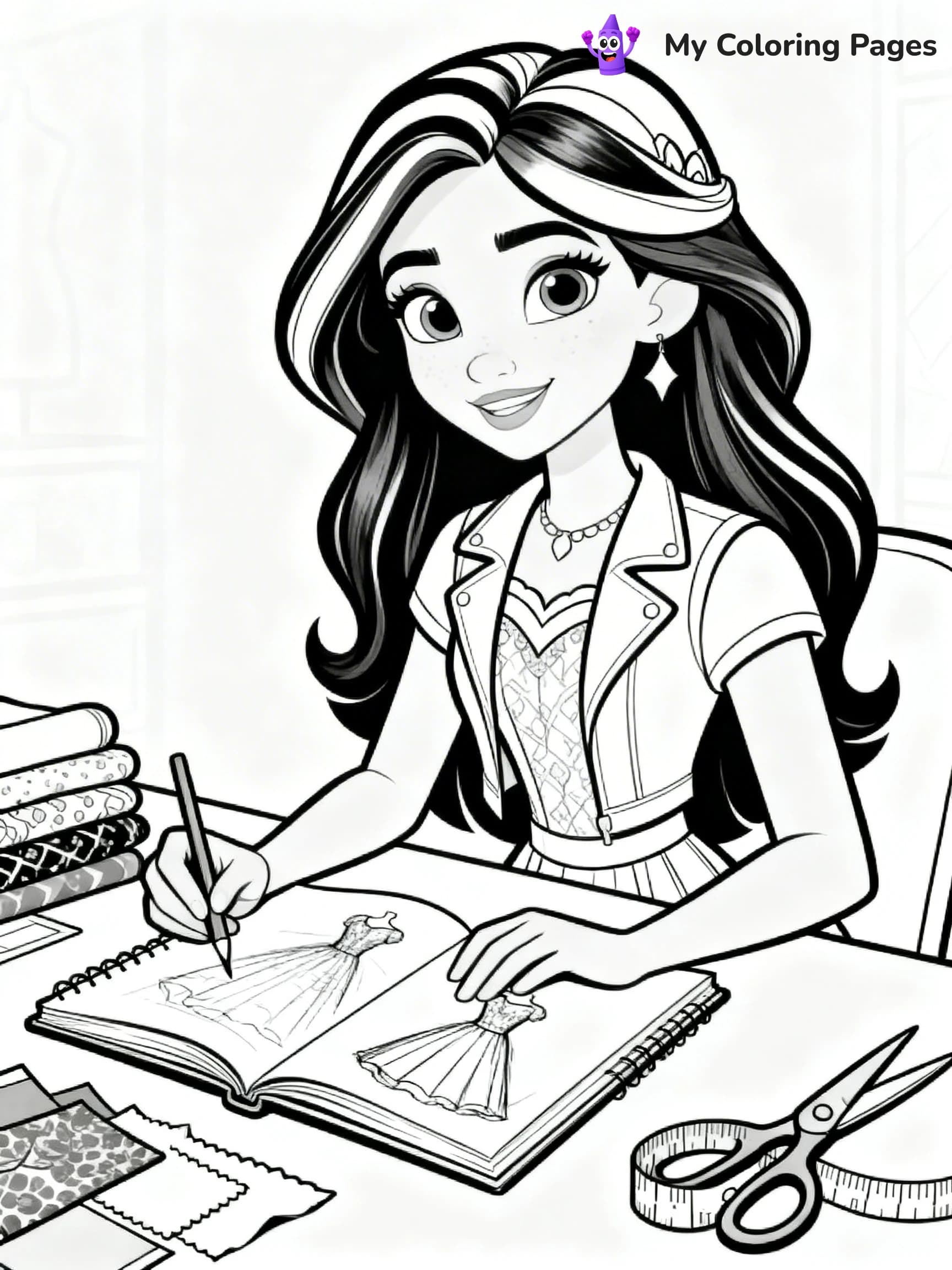 Descendants Coloring Pages - 6