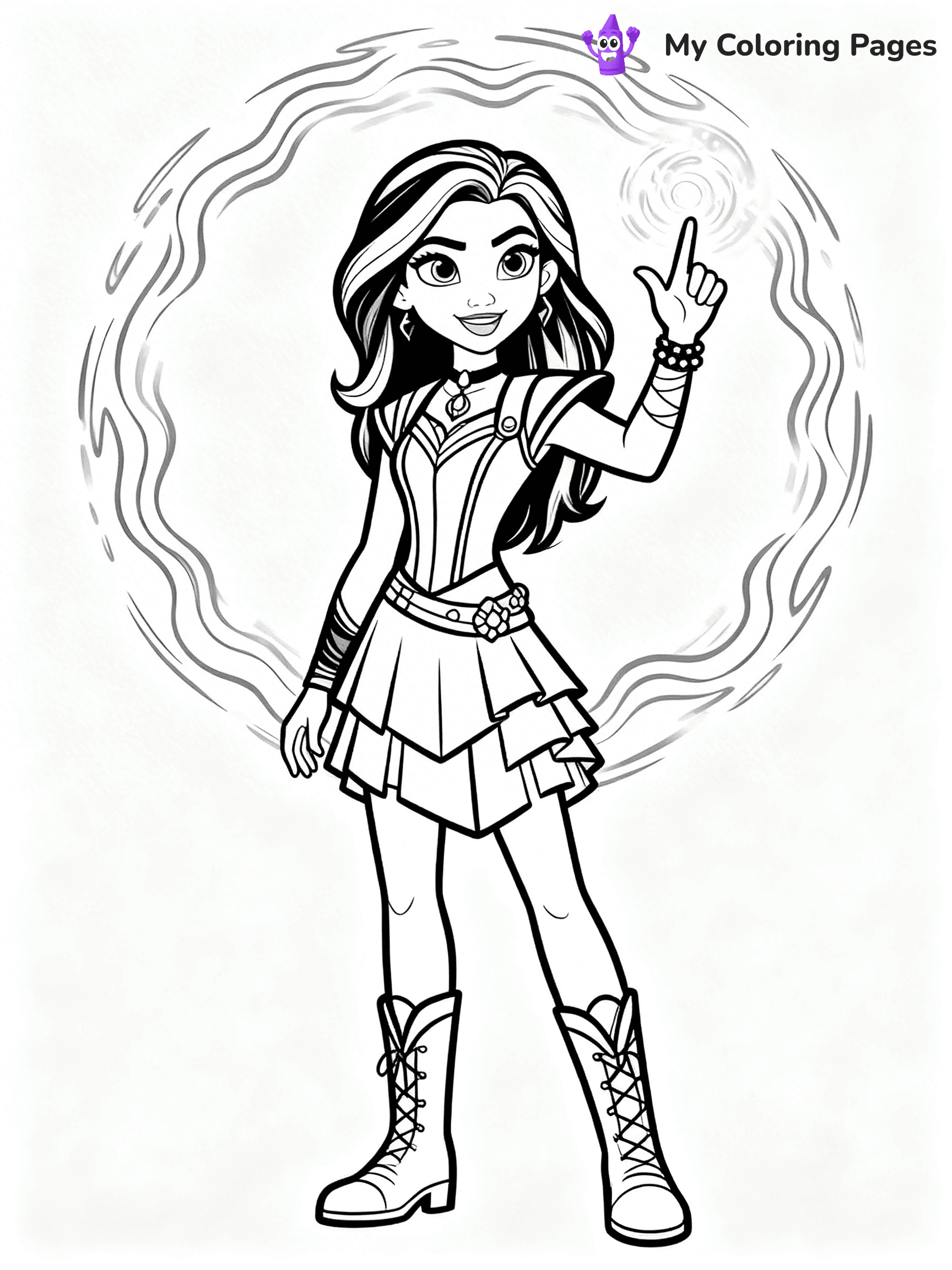 Descendants Coloring Pages - 5